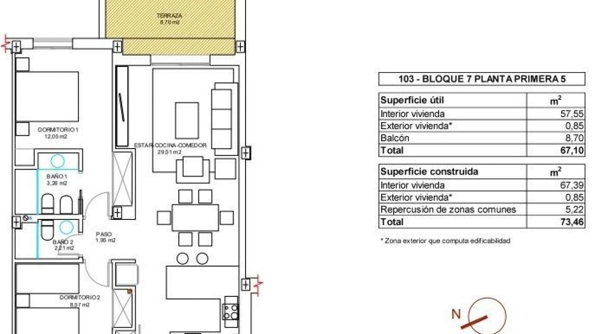 Nieuw gebouw - Appartement - Vera - El Playazo