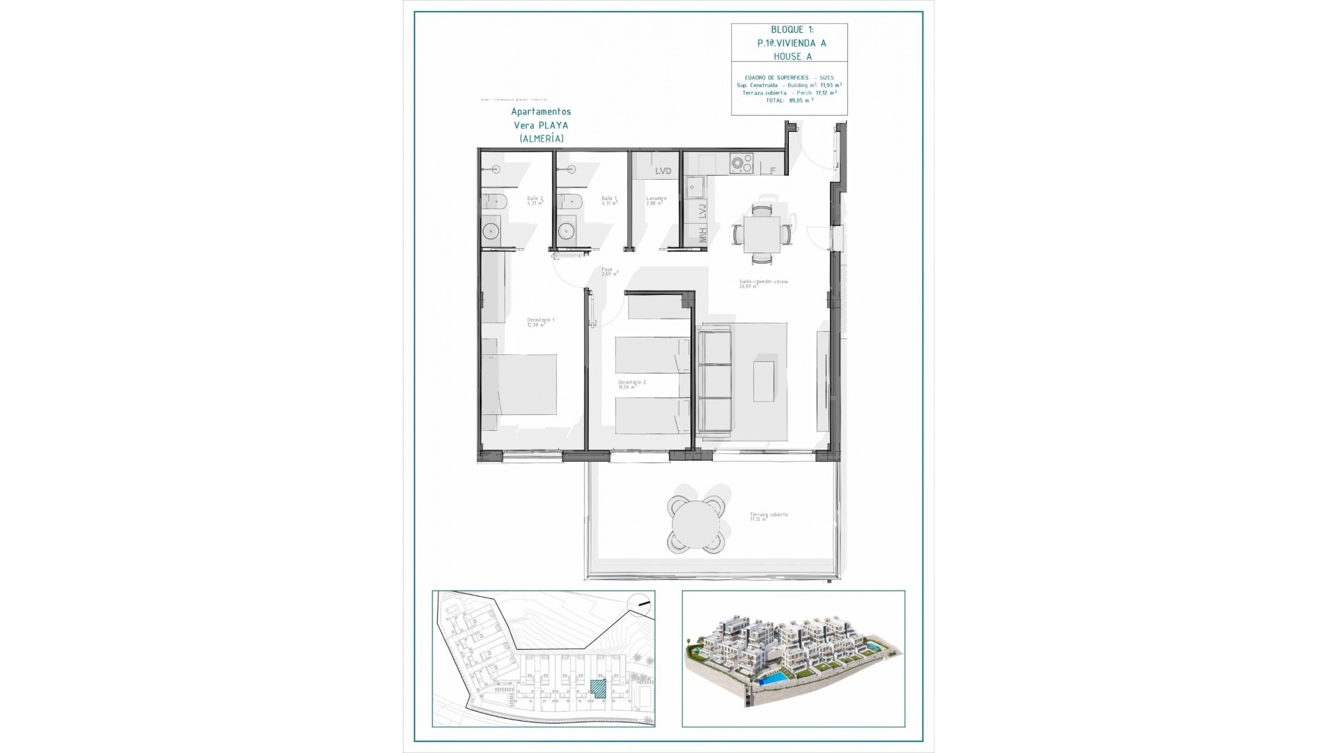 Nieuw gebouw - Appartement - Vera - Pueblo Salinas