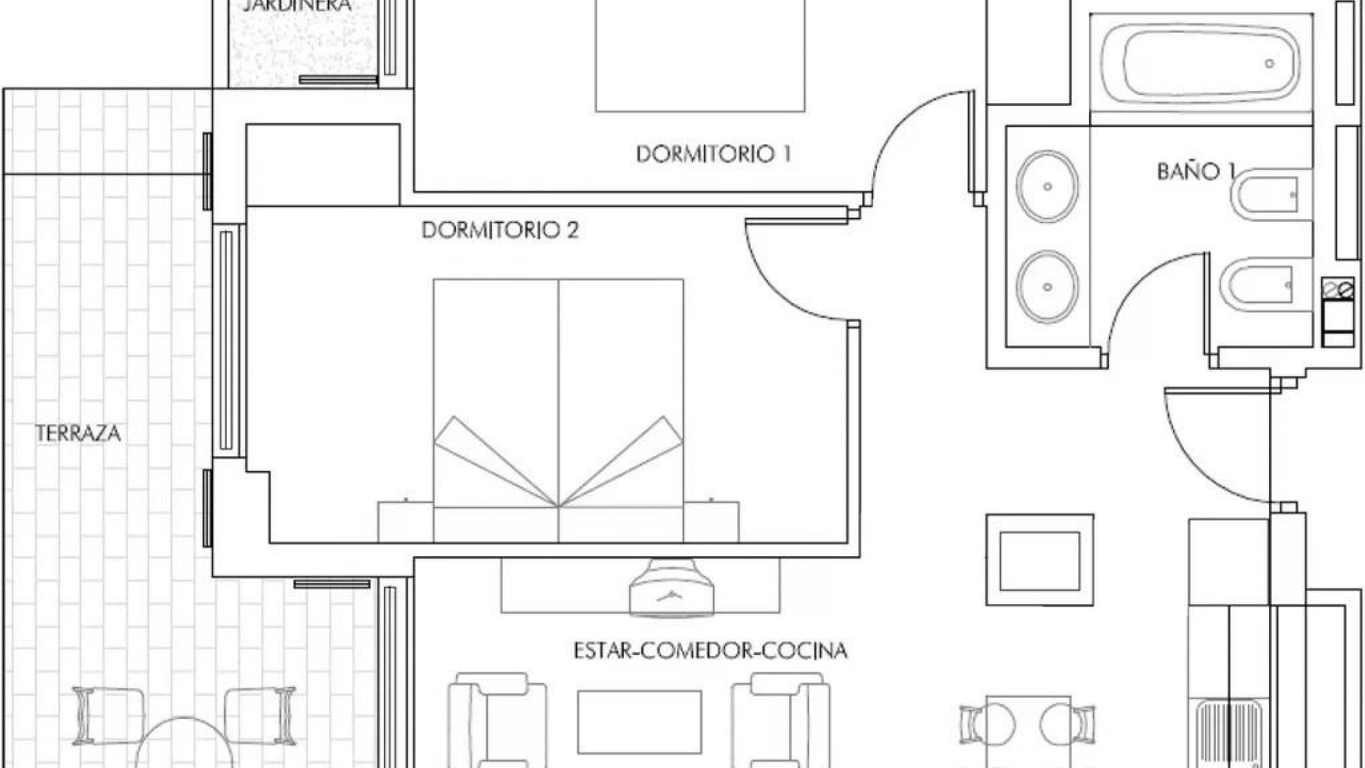 Nieuw gebouw - Appartement - Vera - Puerto del Rey