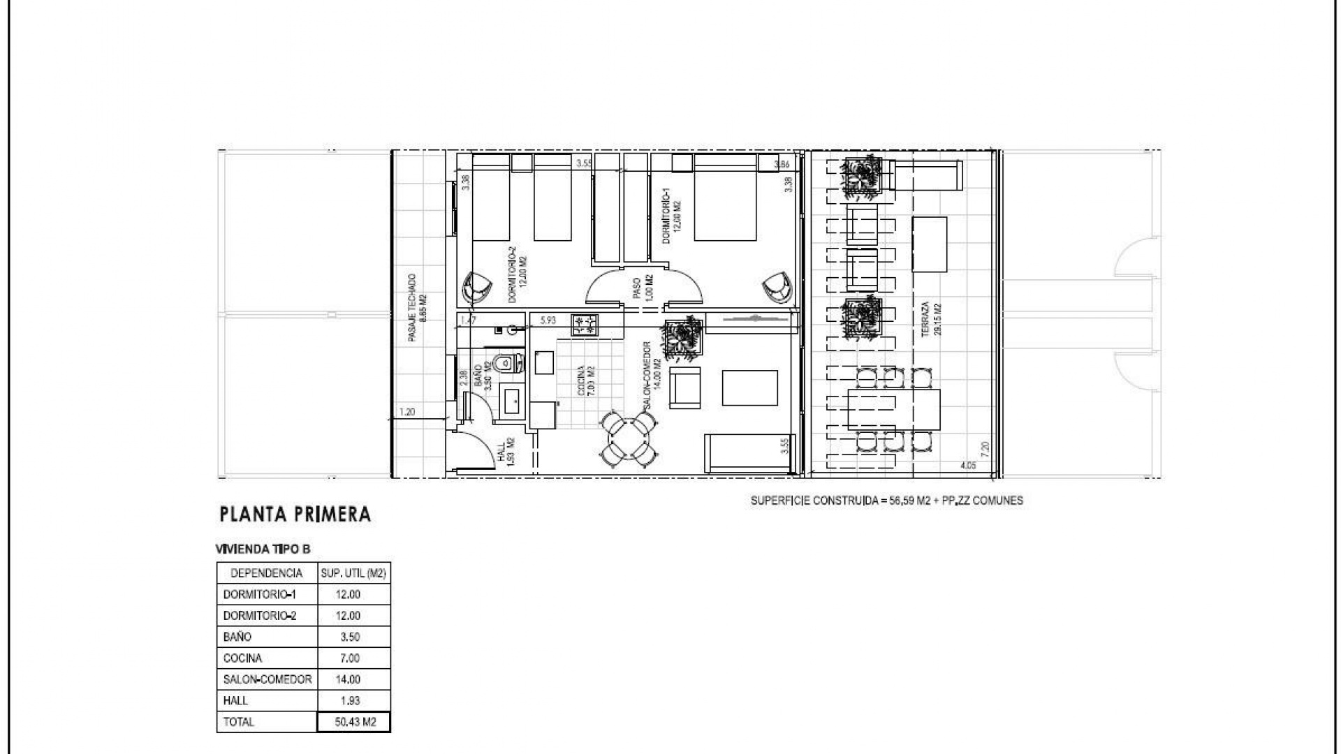 Nieuw gebouw - Appartement - Vera - Vera Playa