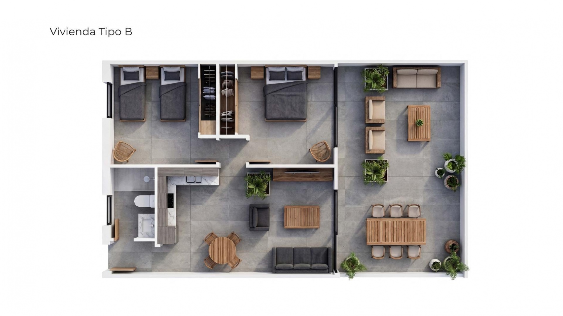 Nieuw gebouw - Appartement - Vera - Vera Playa