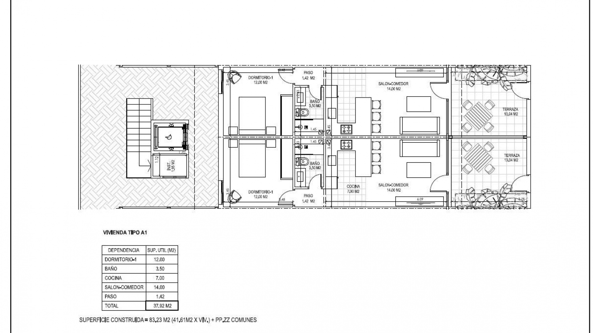 Nieuw gebouw - Appartement - Vera - Vera Playa