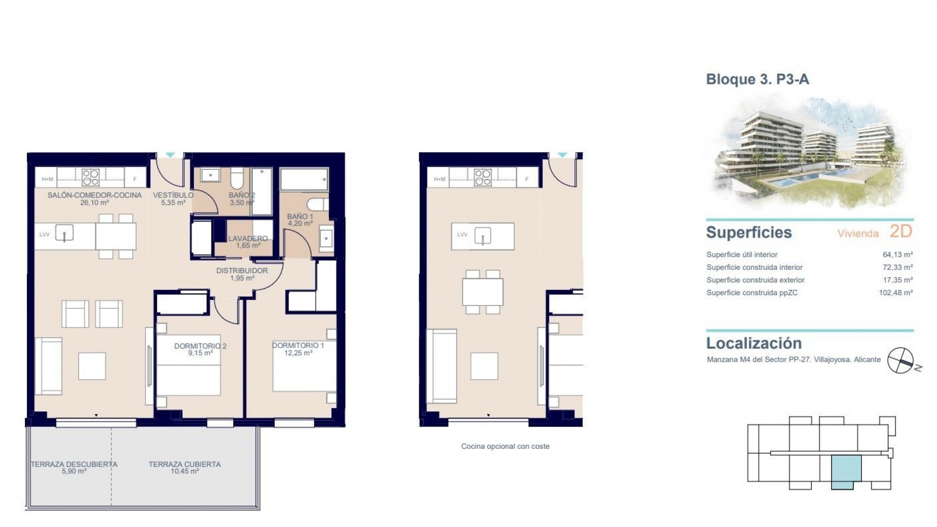 Nieuw gebouw - Appartement - Villajoyosa - Playa del Torres