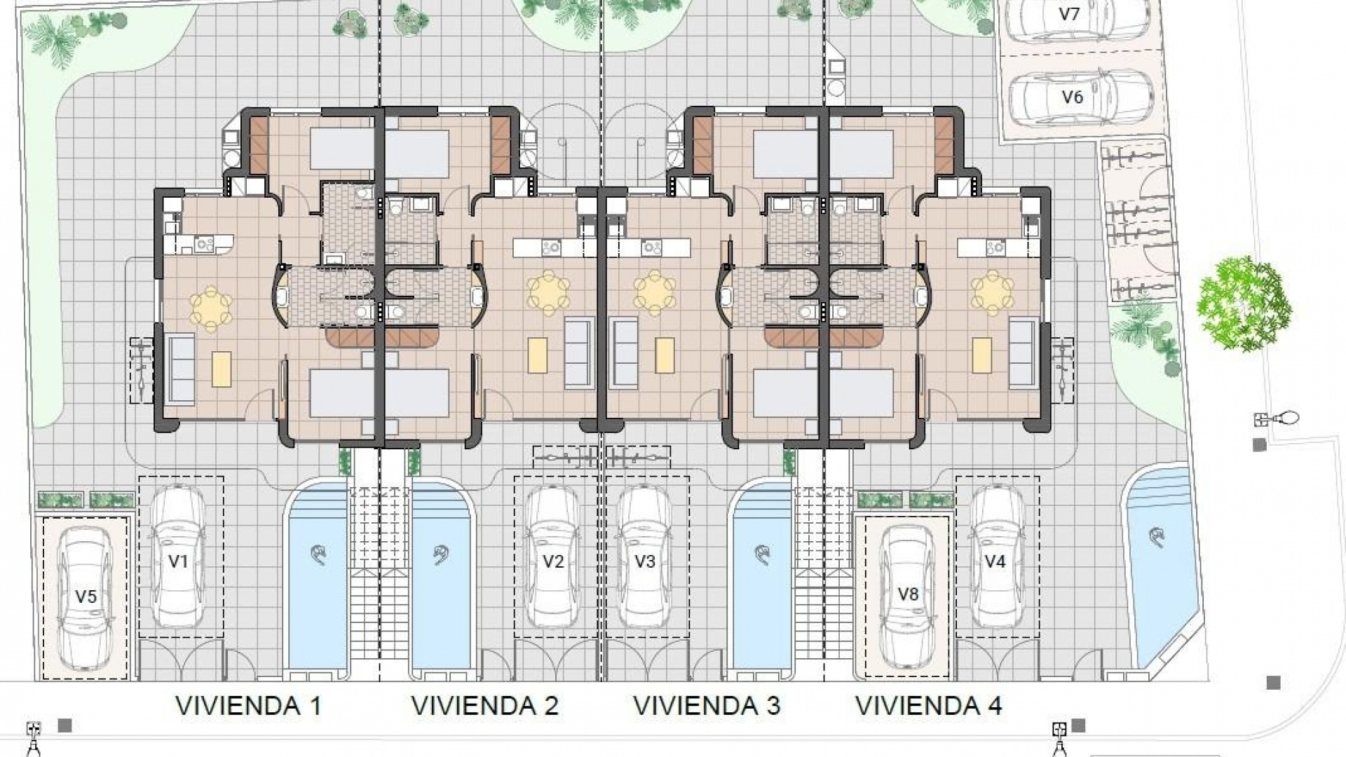 Nieuw gebouw - Bungalow - Pilar de la Horadada - Zona Pueblo