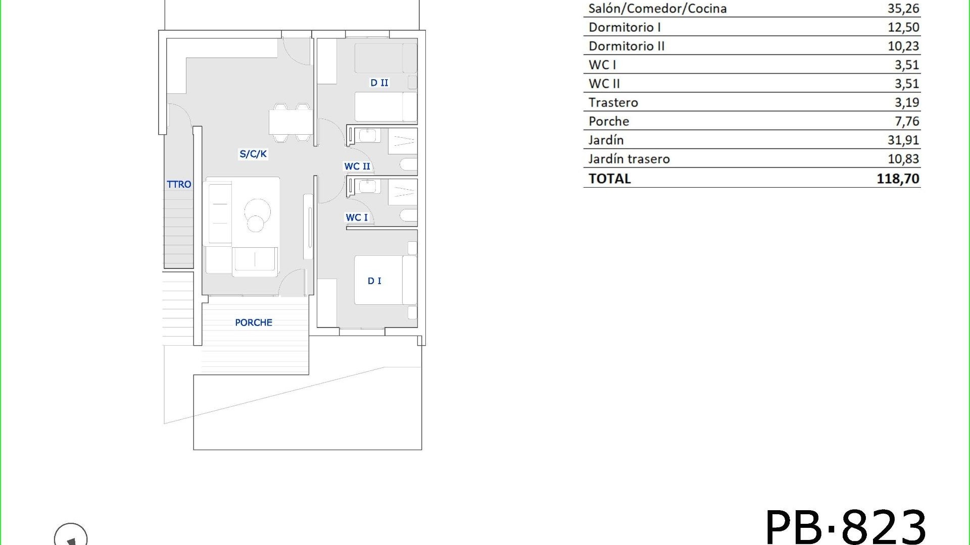 Nieuw gebouw - Bungalow - San Miguel de Salinas - Pueblo