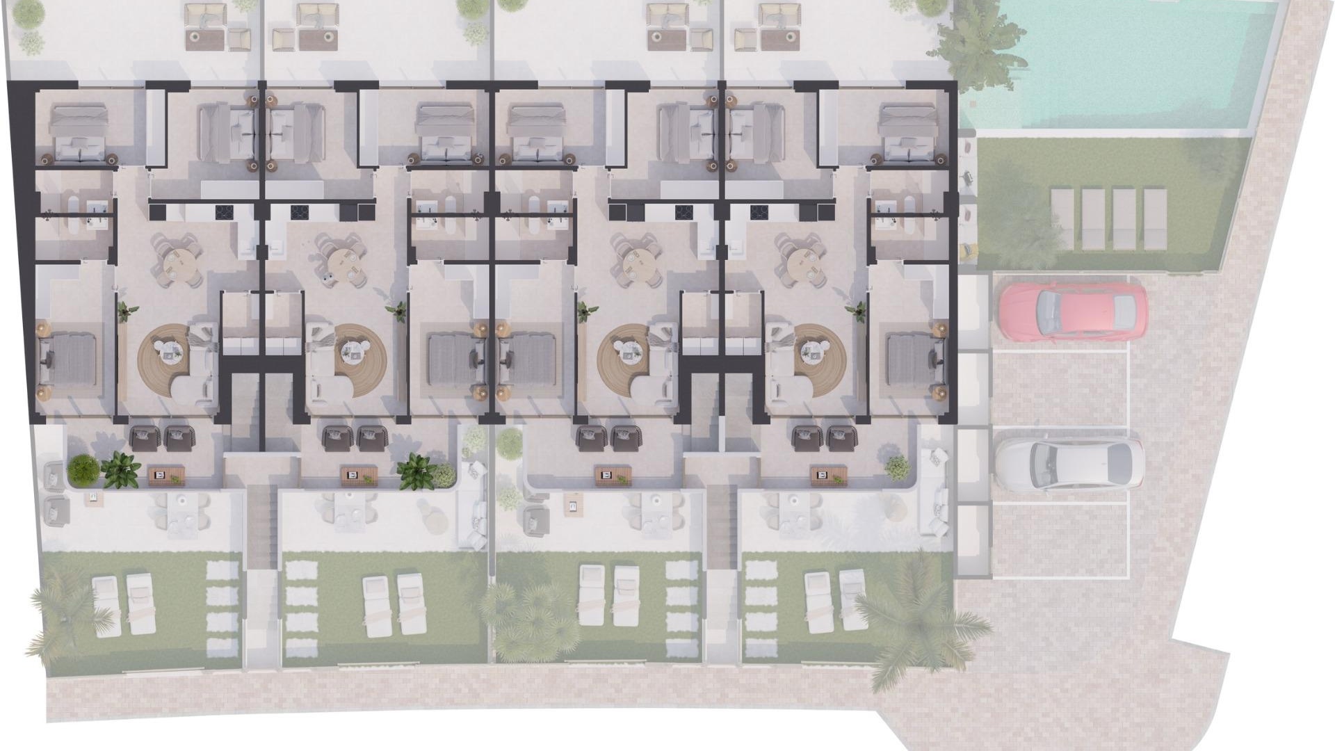 Nieuw gebouw - Bungalow - San Pedro del Pinatar - Los Cuarteros