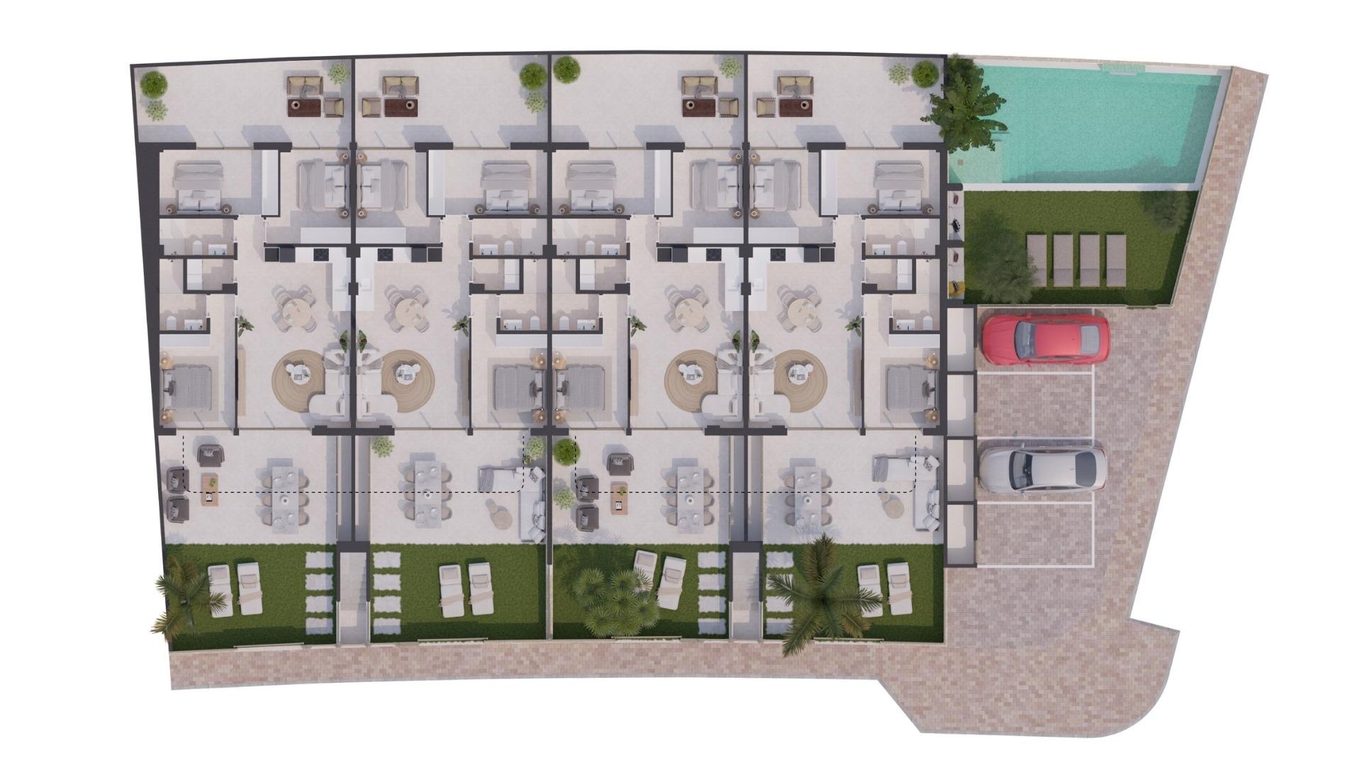 Nieuw gebouw - Bungalow - San Pedro del Pinatar - Los Cuarteros