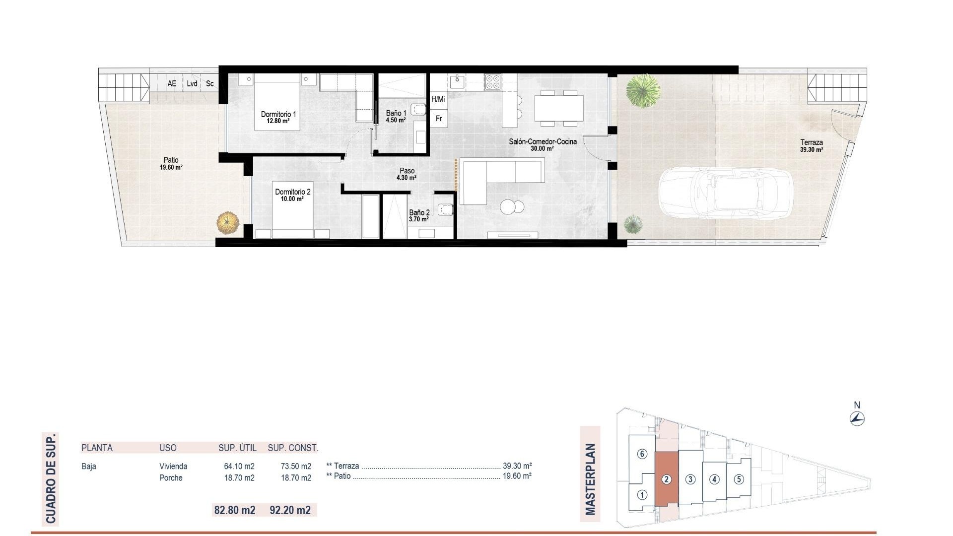 Nieuw gebouw - Bungalow - San Pedro del Pinatar - Pueblo