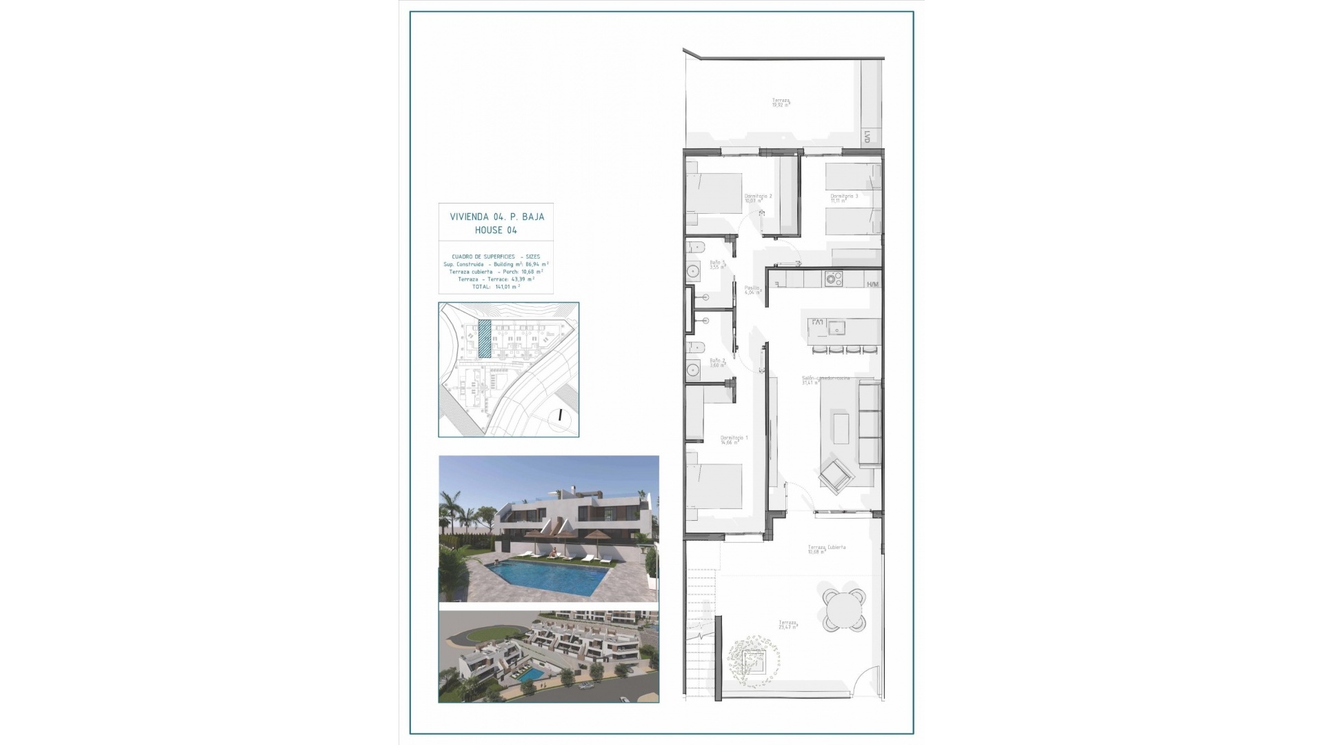 Nieuw gebouw - Bungalow - Vera - Pueblo Salinas