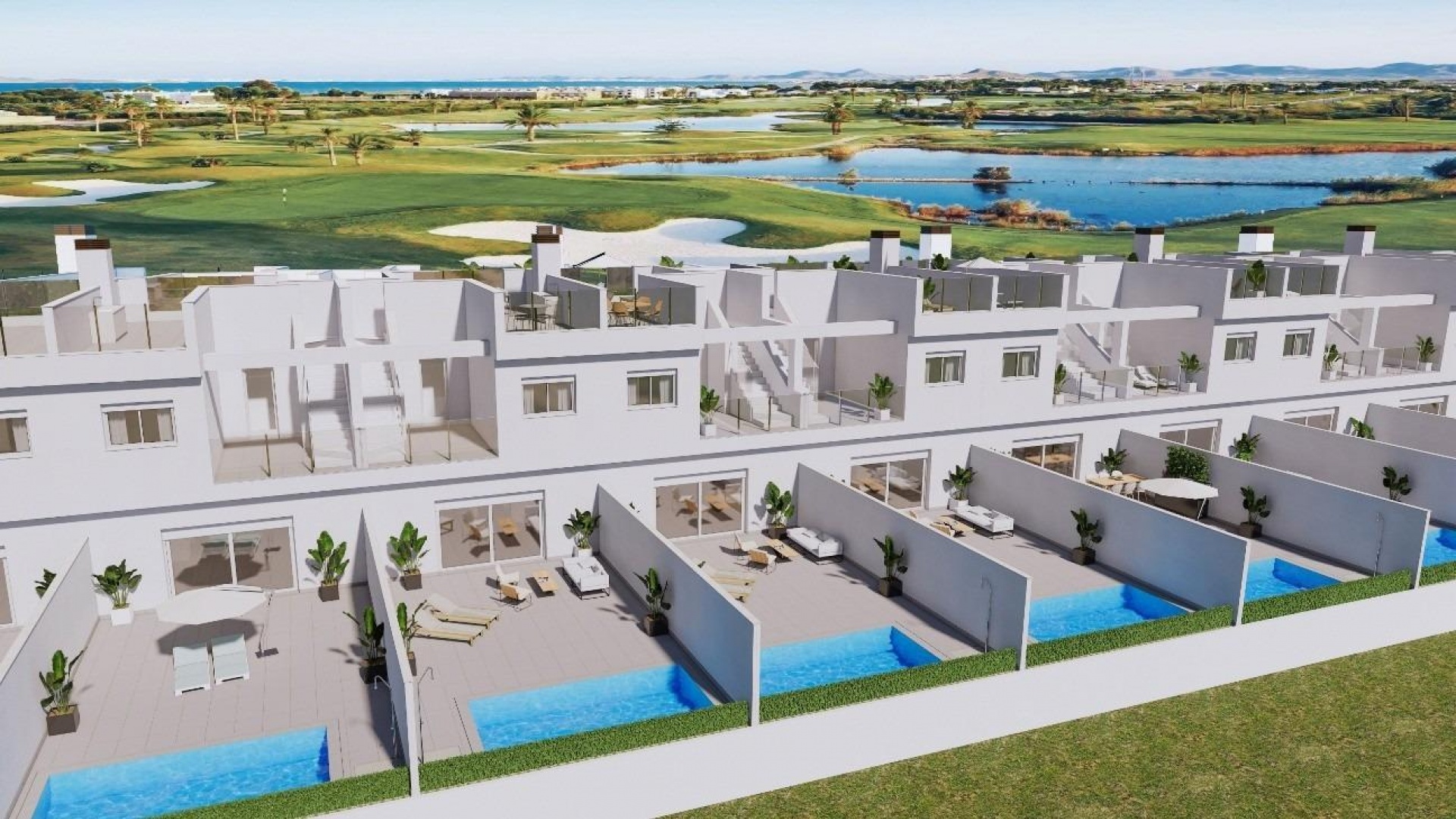 Nieuw gebouw - Herenhuis - Los Alcazares - Serena Golf