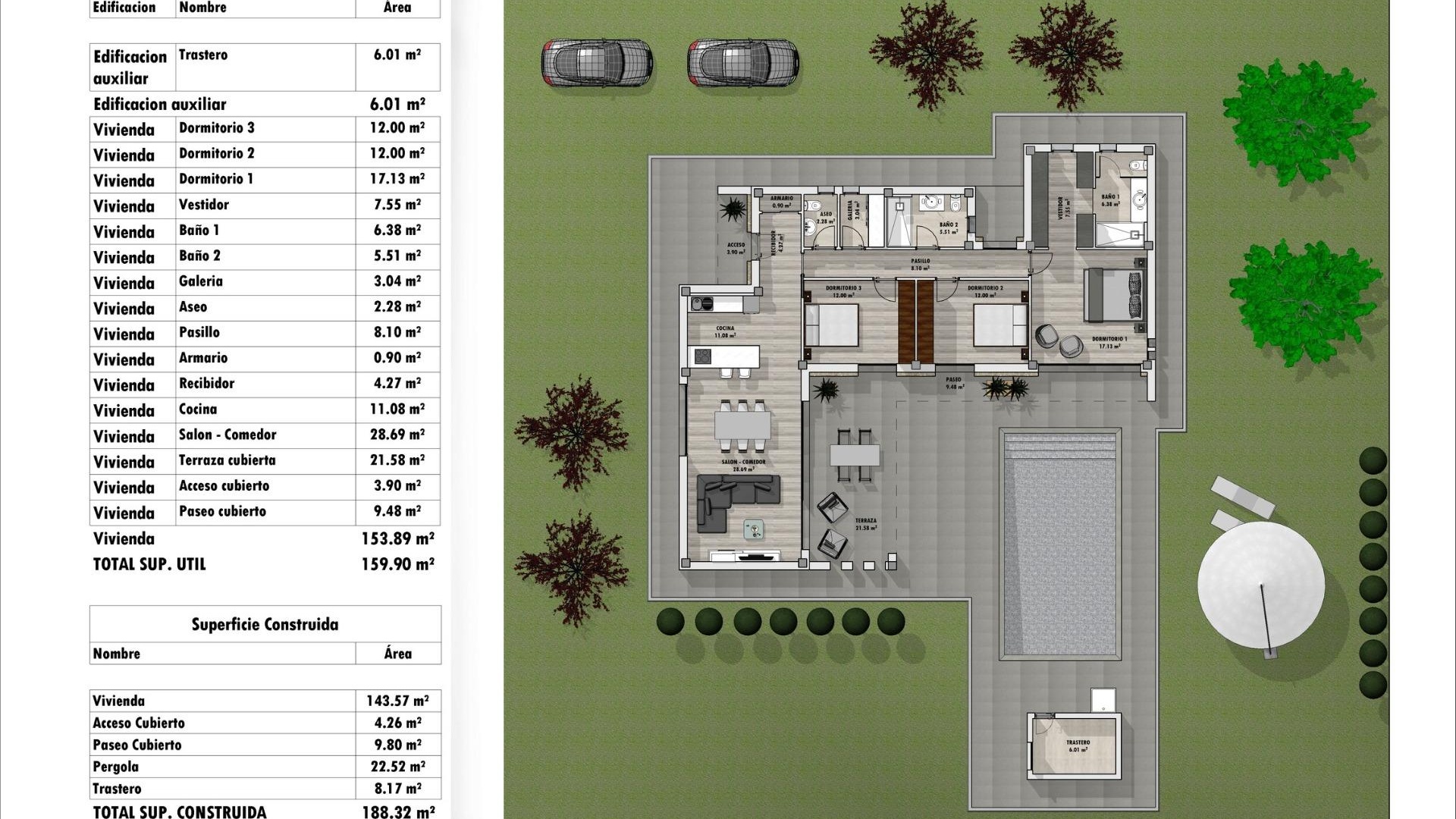 Nieuw gebouw - Villa - Aspe - Poligono 19