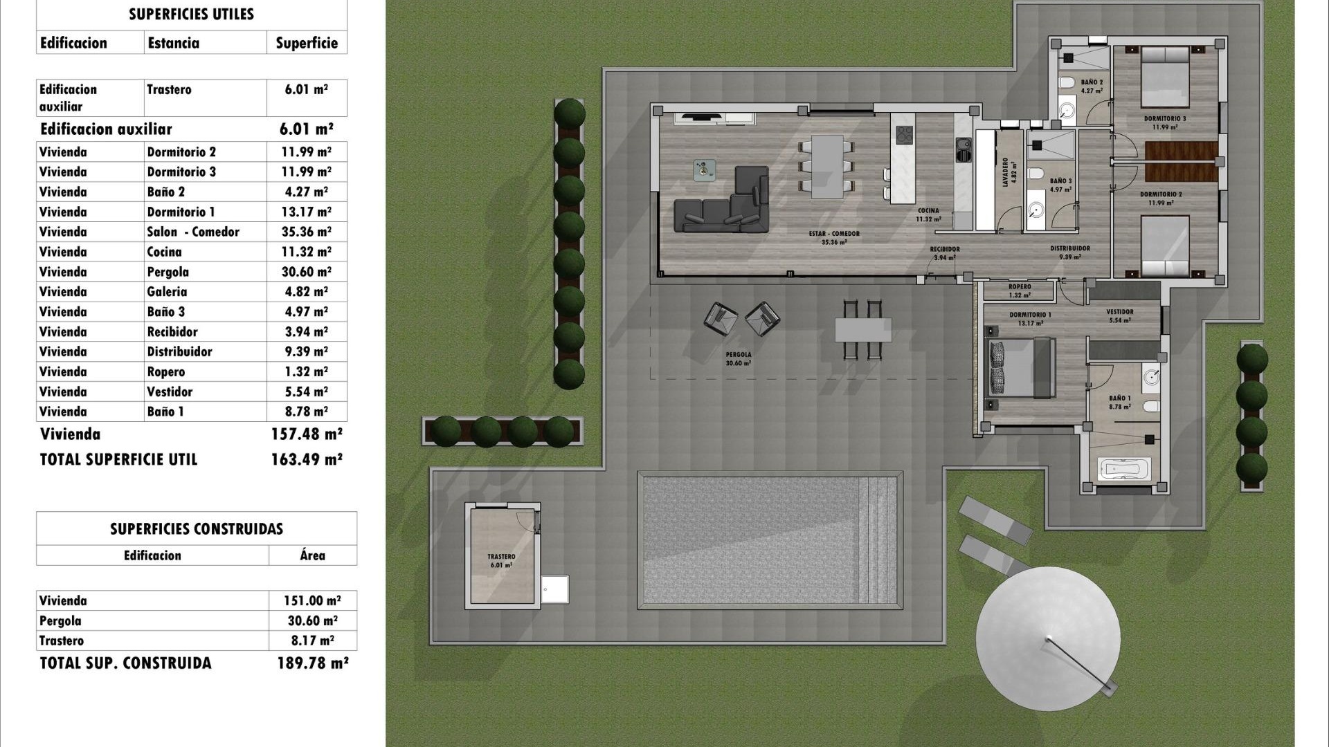 Nieuw gebouw - Villa - Aspe - Poligono 19