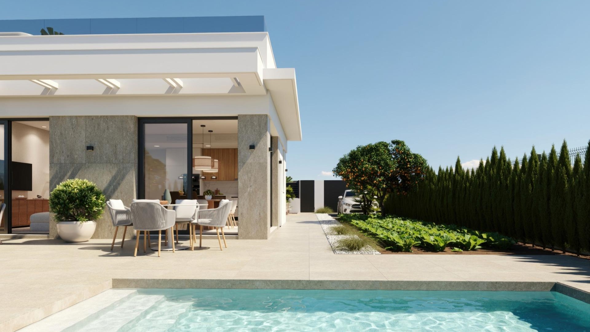 Nieuw gebouw - Villa - Fuente Álamo - Hacienda Del Álamo Golf