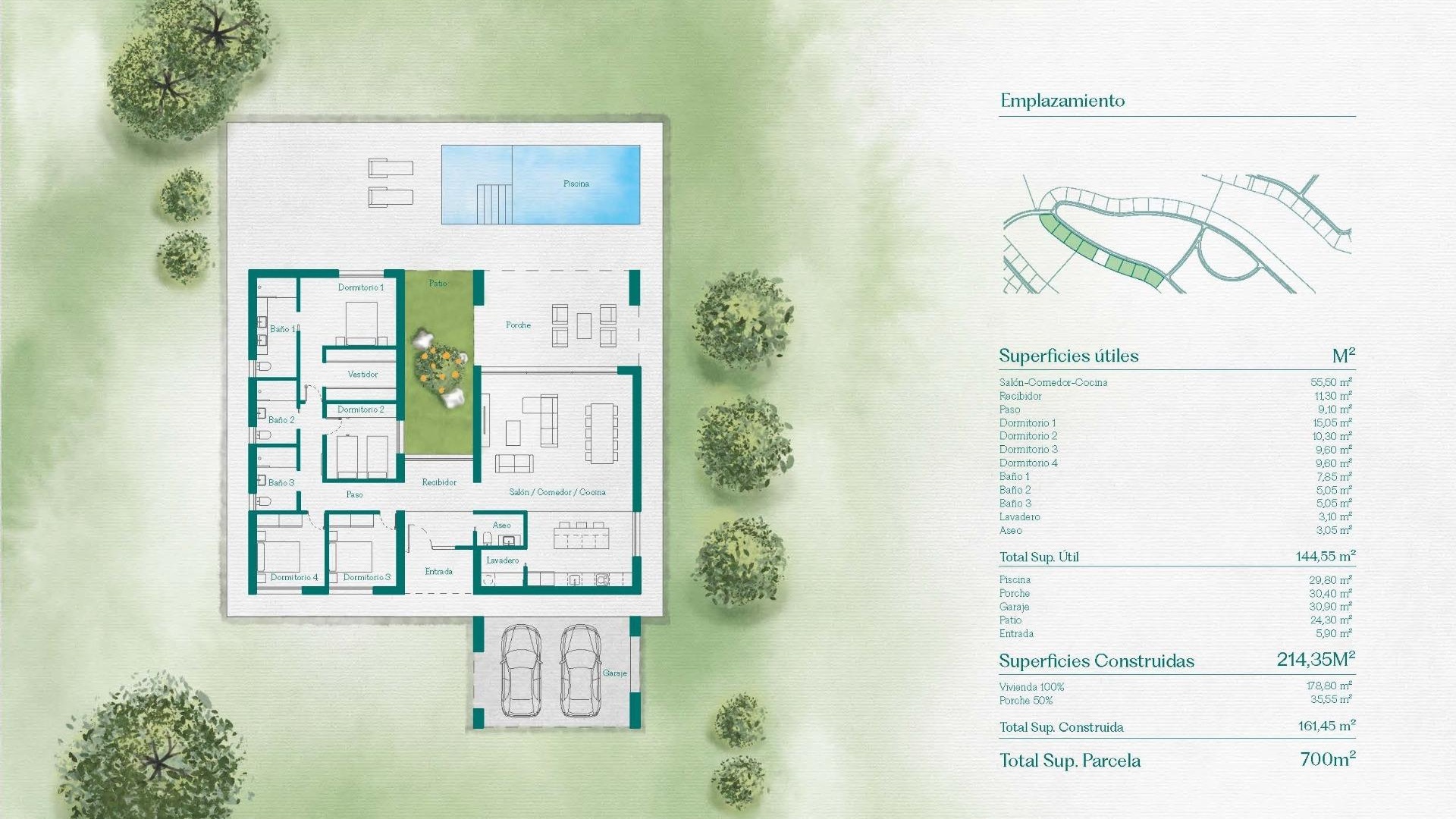 Nieuw gebouw - Villa - Fuente Álamo - Hacienda del Alamo