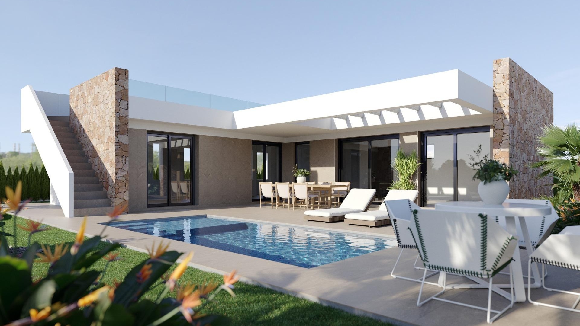 Nieuw gebouw - Villa - Fuente Álamo - Hacienda del Alamo
