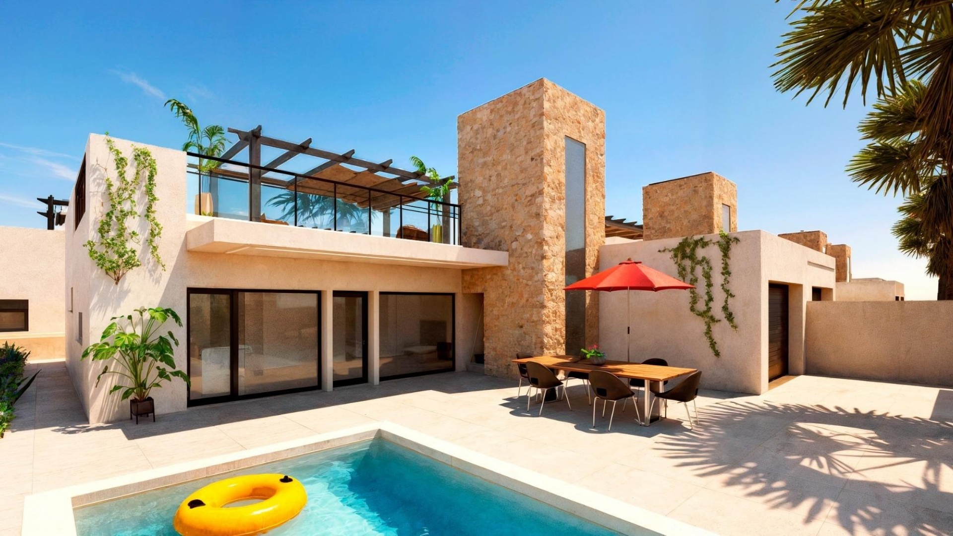 Nieuw gebouw - Villa - Fuente Álamo - La Pinilla