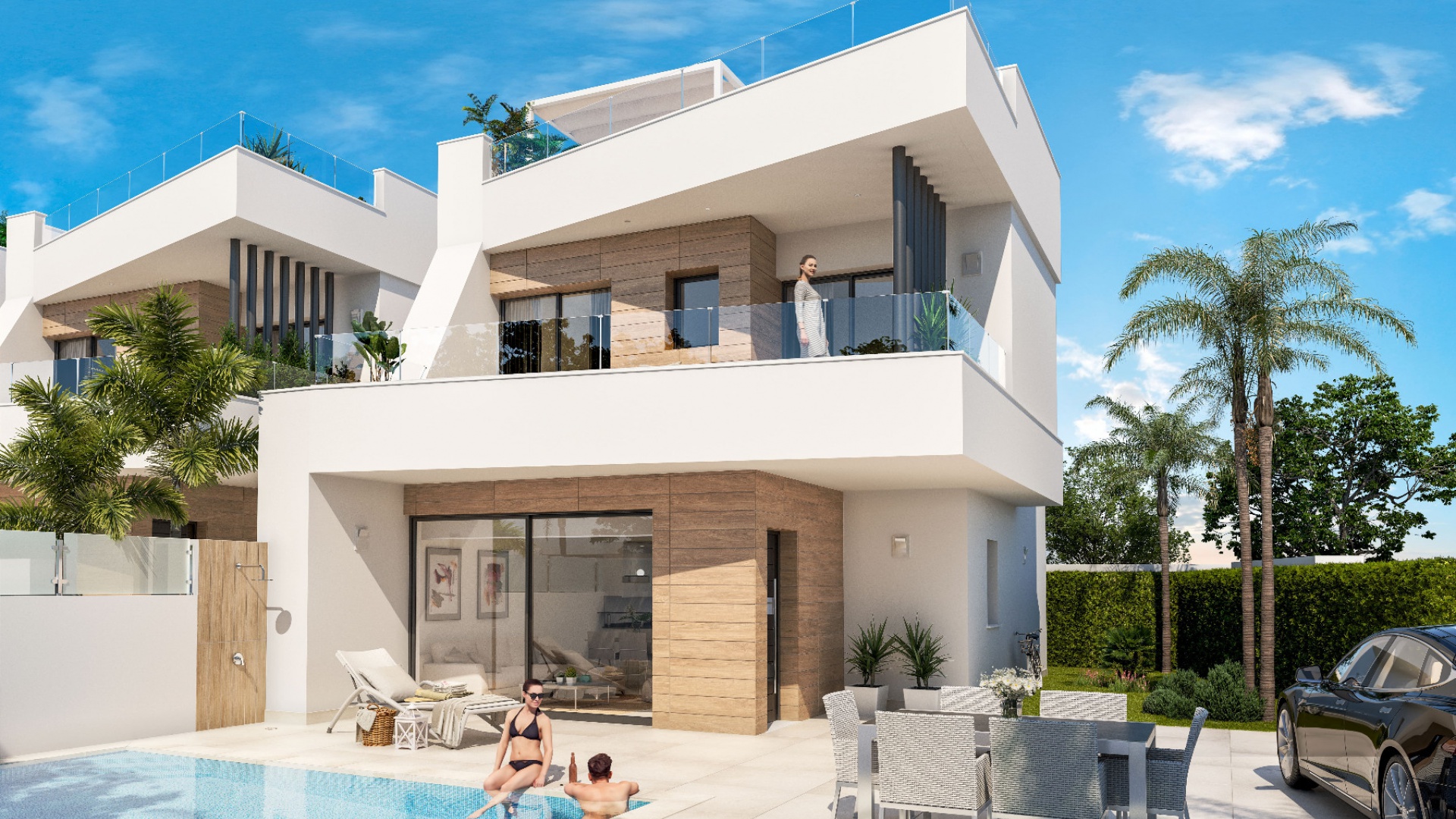 Nieuw gebouw - Villa - Guardamar del Segura - playa del moncayo