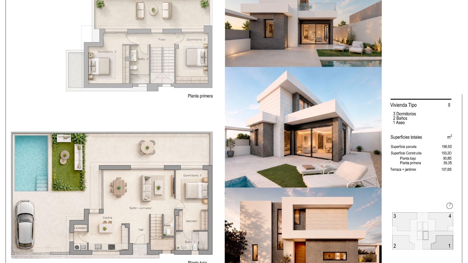 Nieuw gebouw - Villa - Pilar de la Horadada - pueblo