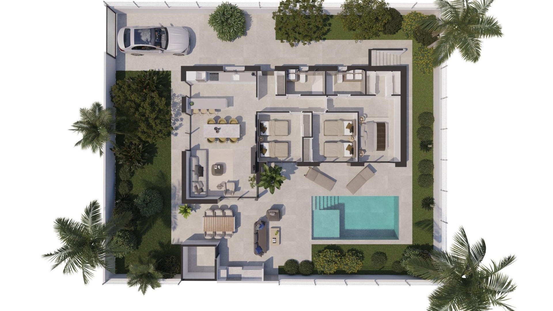 Nieuw gebouw - Villa - Polop - Alberca