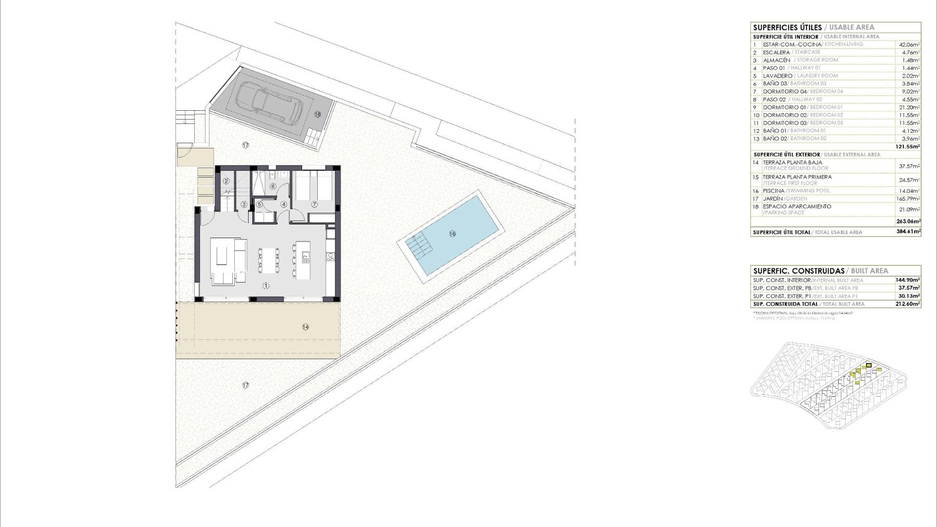 Nieuw gebouw - Villa - Polop - PAU 1
