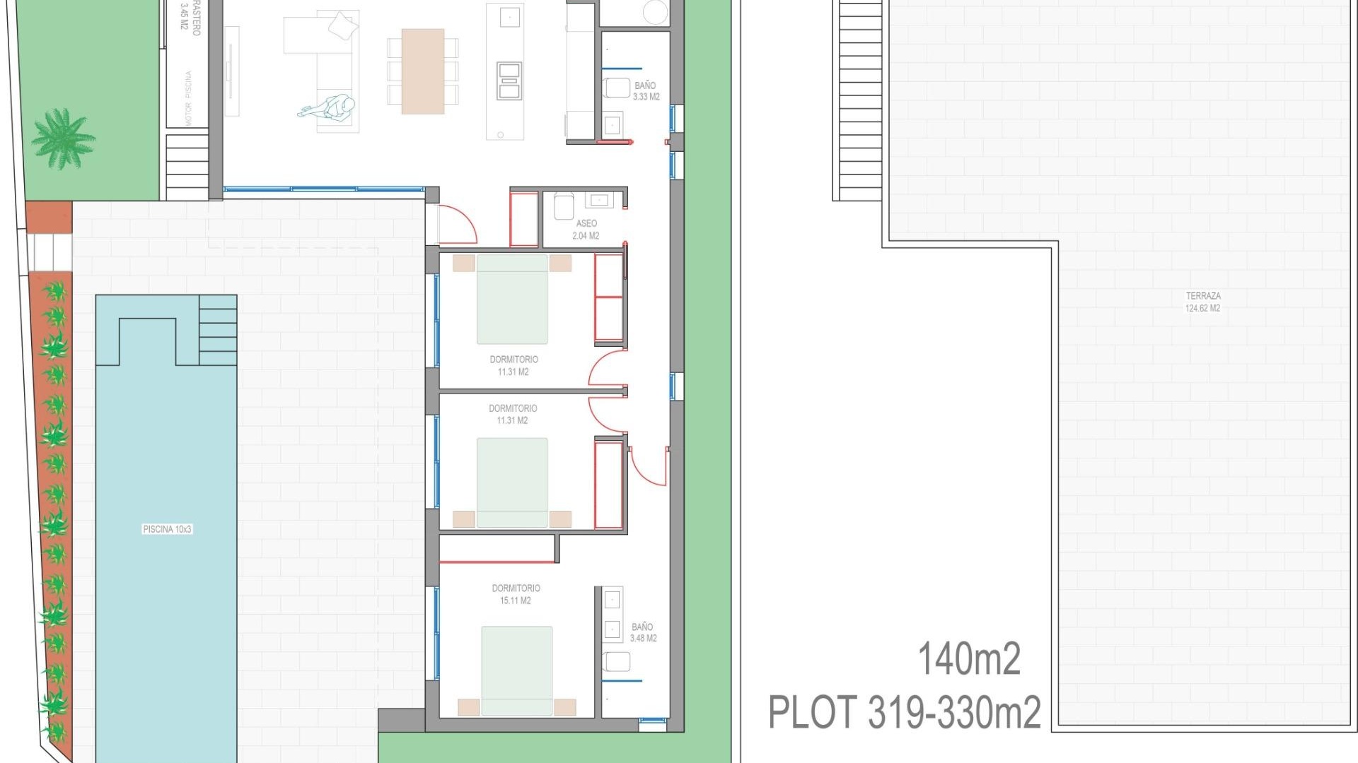 Nieuw gebouw - Villa - San Javier - Parque del doce