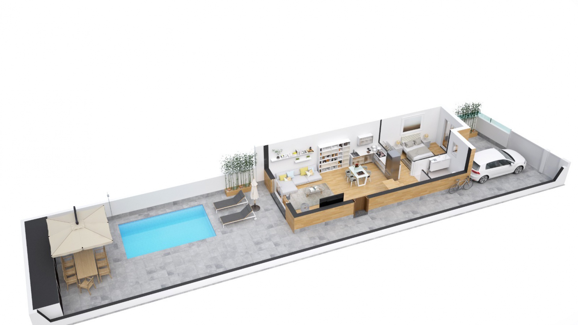 Nieuw gebouw - Villa - San Pedro del Pinatar - Res. Palmeras Gold