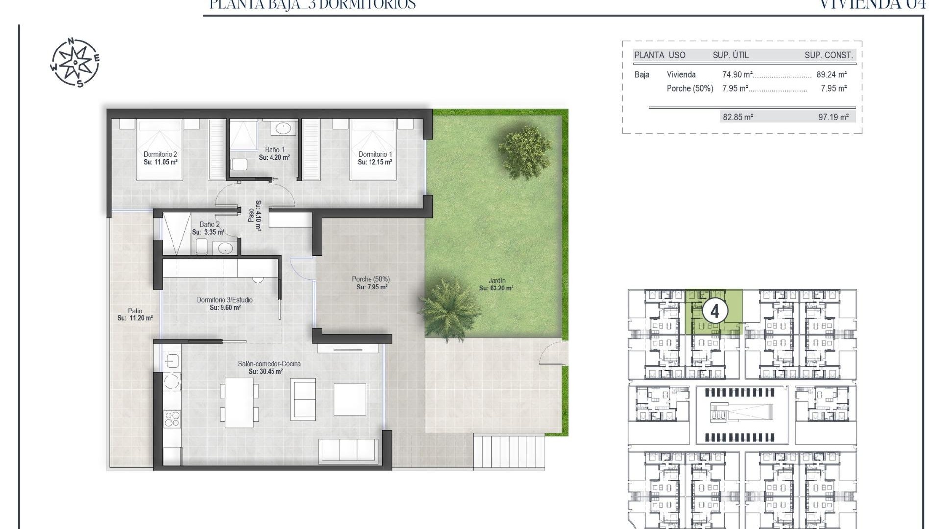 Nouvelle construction - Appartement - Alhama De Murcia - Condado De Alhama