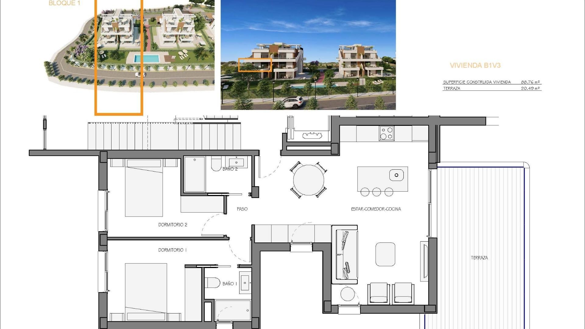 Nouvelle construction - Appartement - Fuente Álamo - Hacienda del Alamo