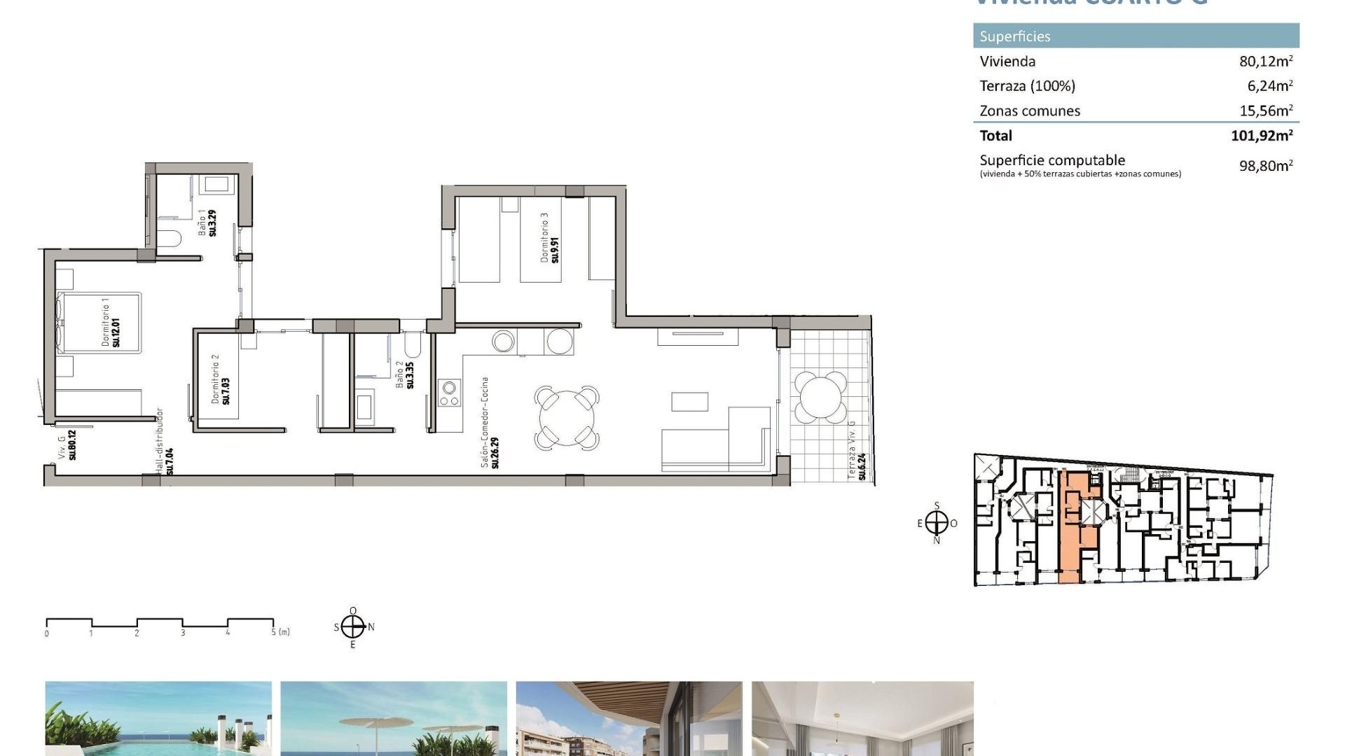 Nouvelle construction - Appartement - Guardamar del Segura - Pueblo