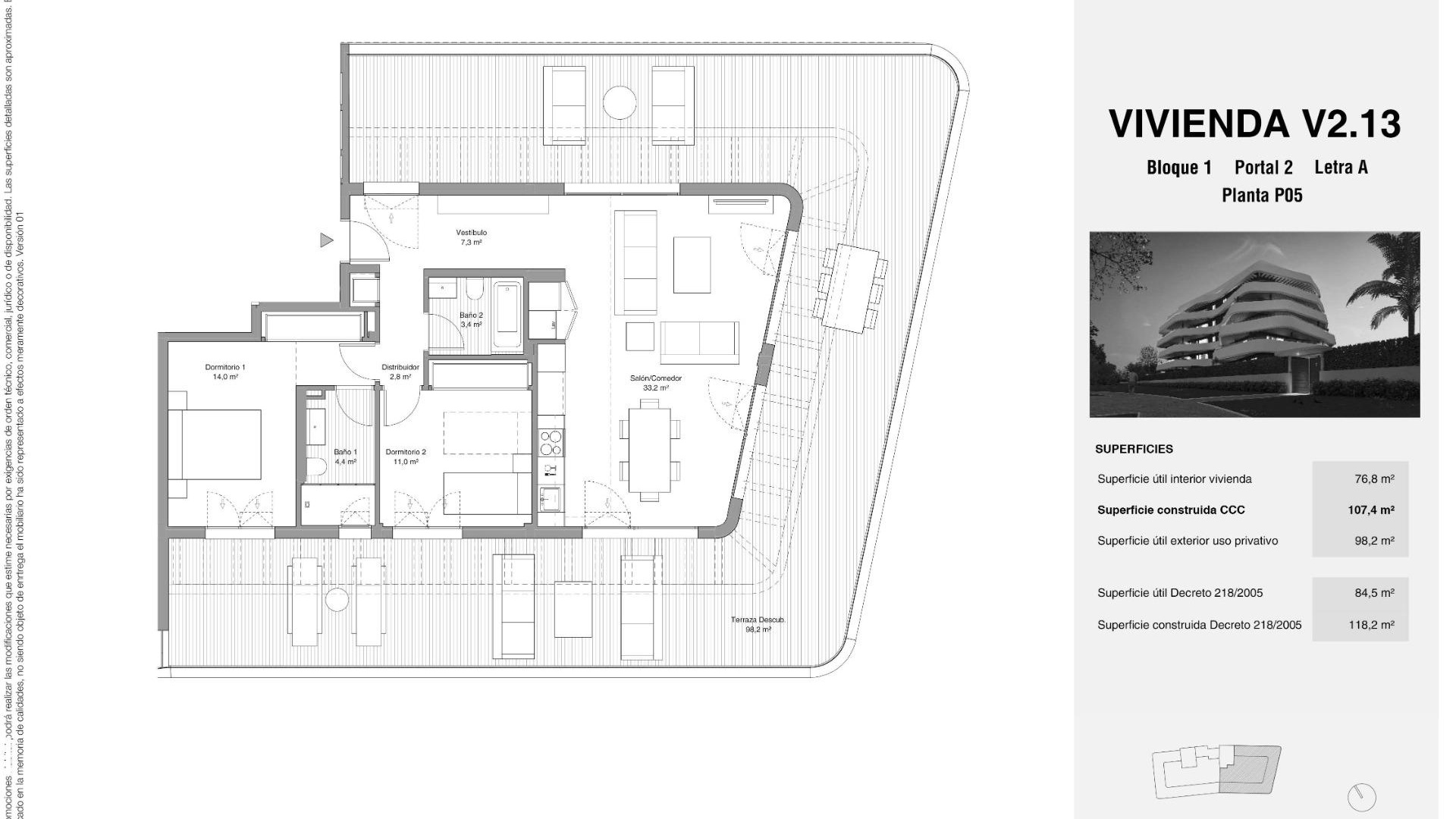 Nouvelle construction - Appartement - Torremolinos - Playa de Los Alamos