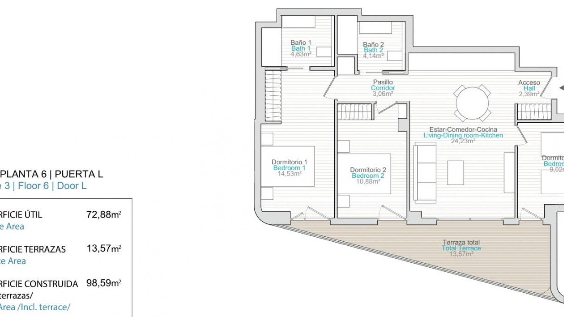 Nouvelle construction - Appartement - Villajoyosa - La Tellerola