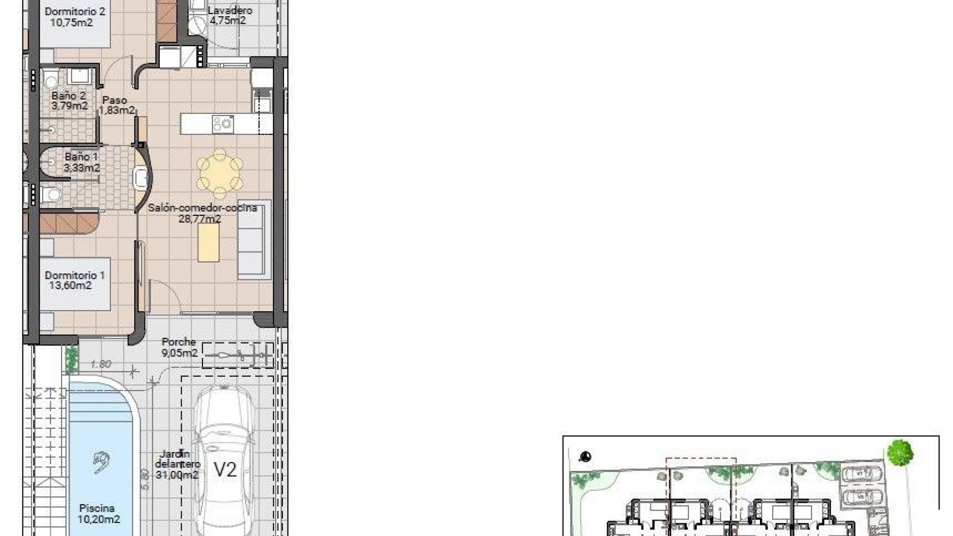 Nouvelle construction - Bungalow - Pilar de la Horadada - Zona Pueblo