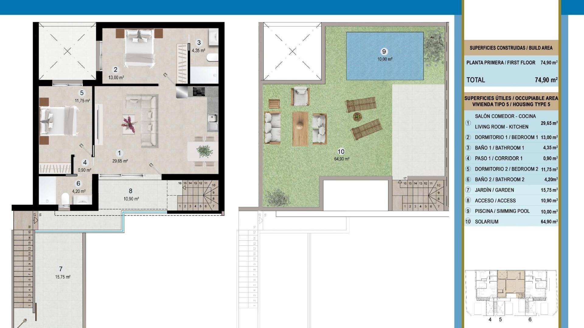 Nouvelle construction - Bungalow - San Pedro del Pinatar - Lo Pagan