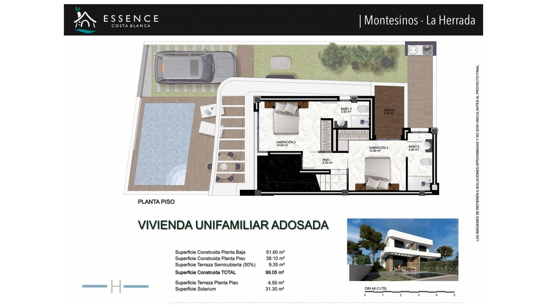Nouvelle construction - Maison de ville - Los Montesinos - Res. Essence