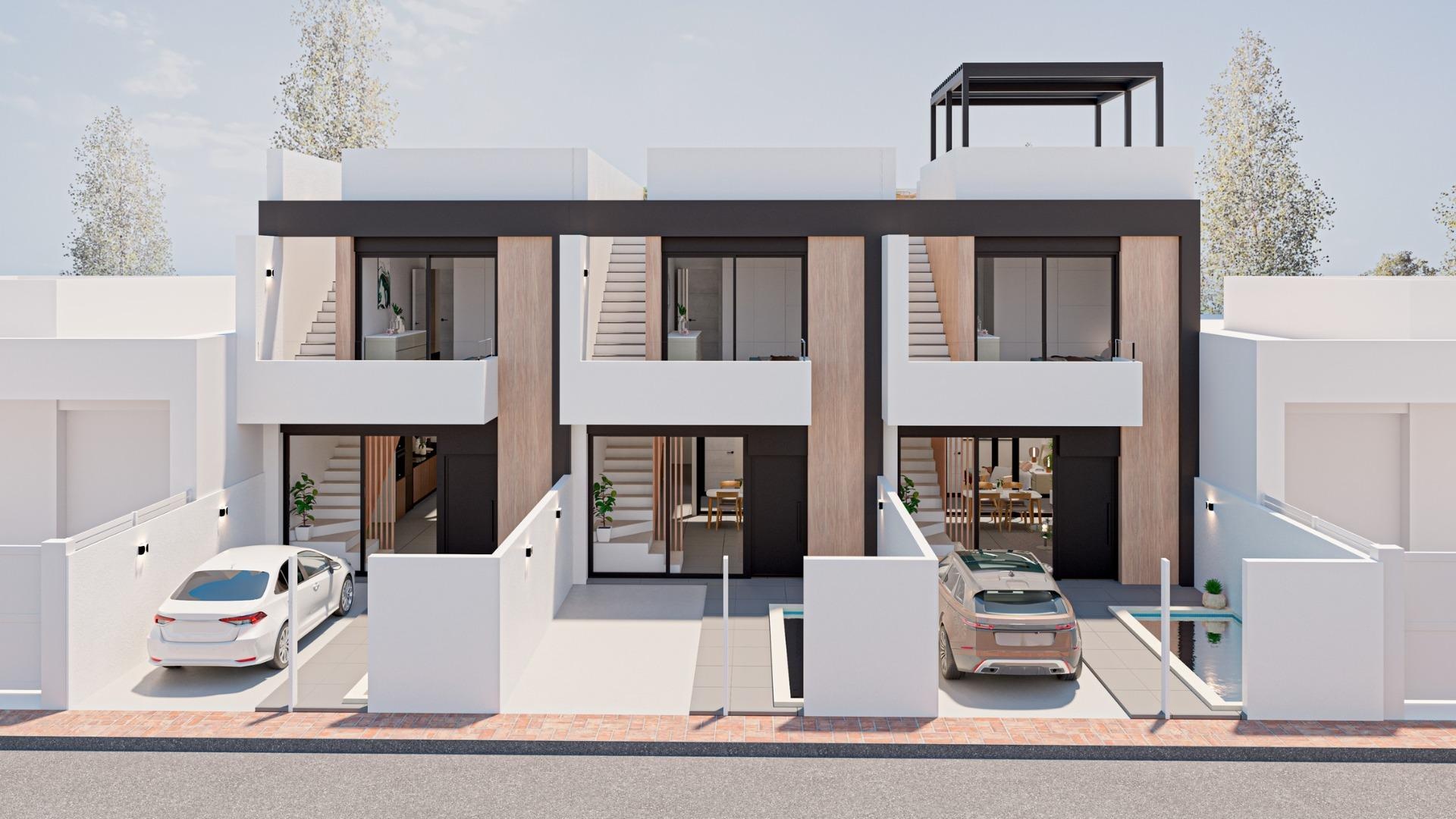 Nouvelle construction - Maison de ville - San Pedro del Pinatar - Pueblo