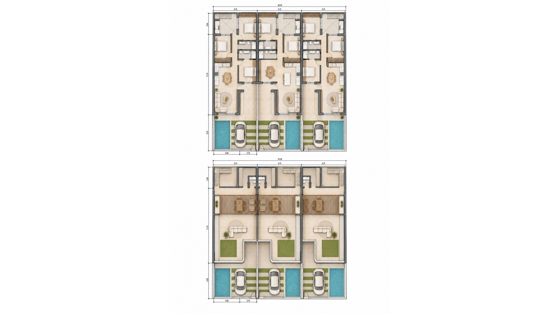 Nouvelle construction - Maison de ville - San Pedro del Pinatar - Pueblo
