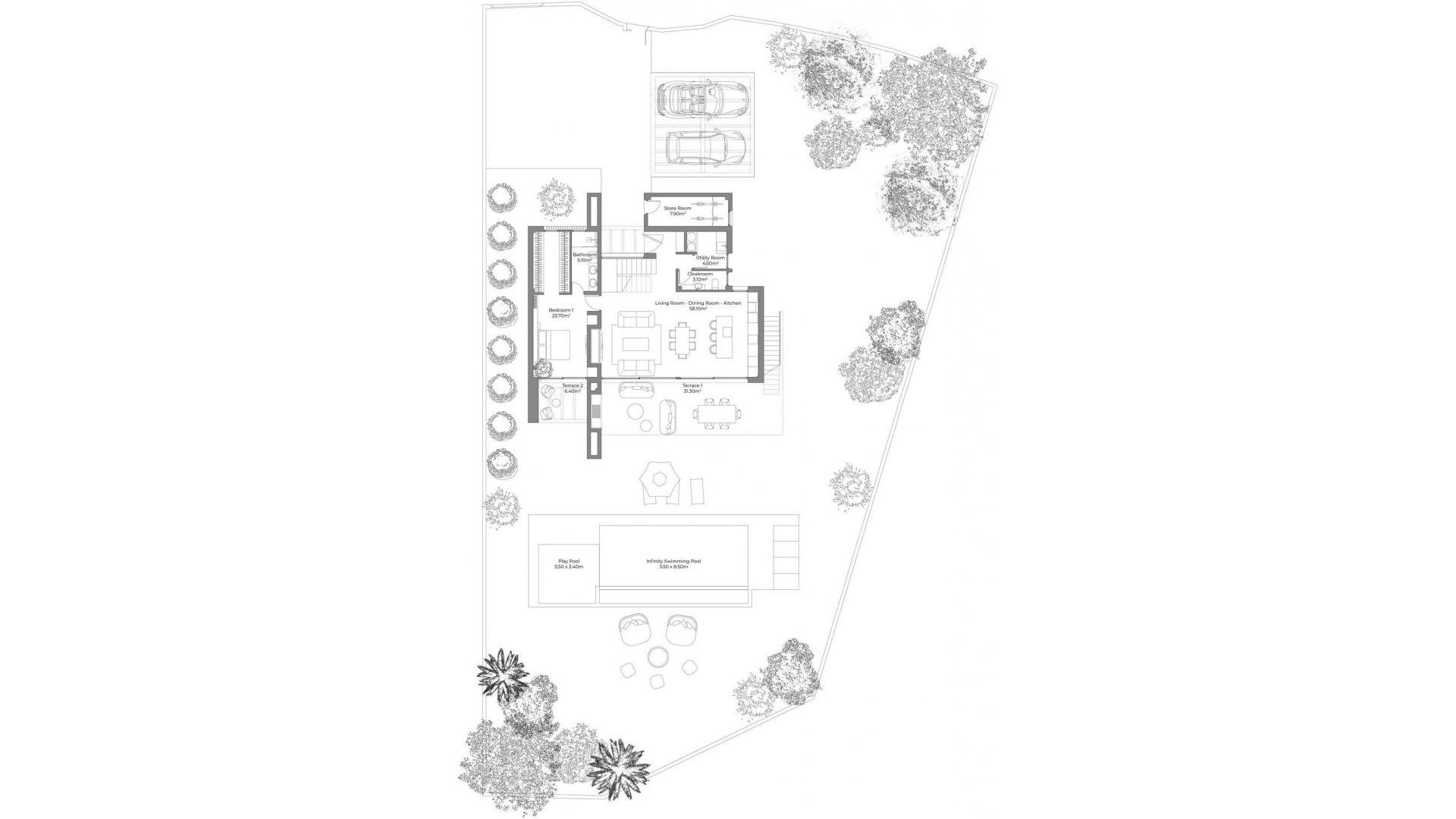 Nouvelle construction - Villa - Cuevas Del Almanzora - Desert Springs Golf Club