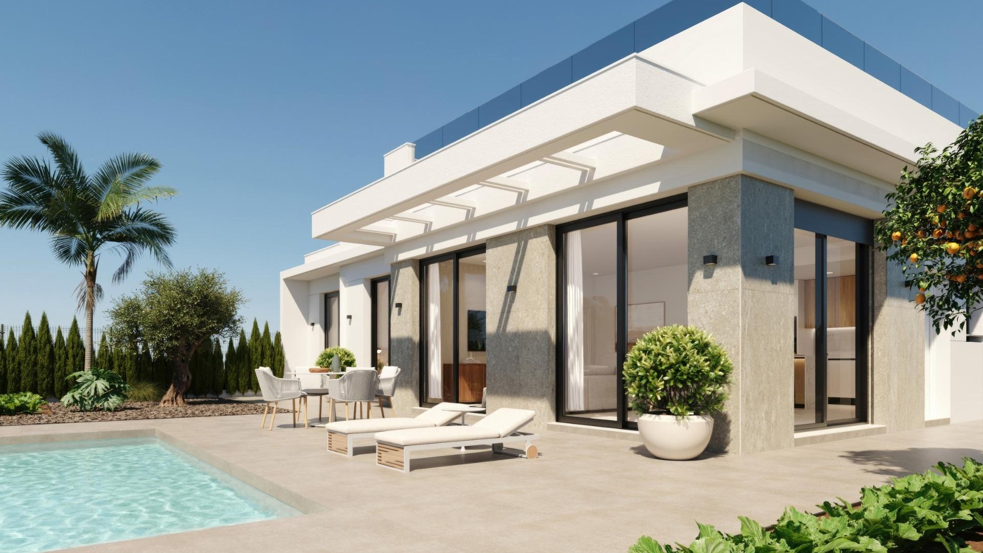 Nouvelle construction - Villa - Fuente Álamo - Hacienda Del Álamo Golf