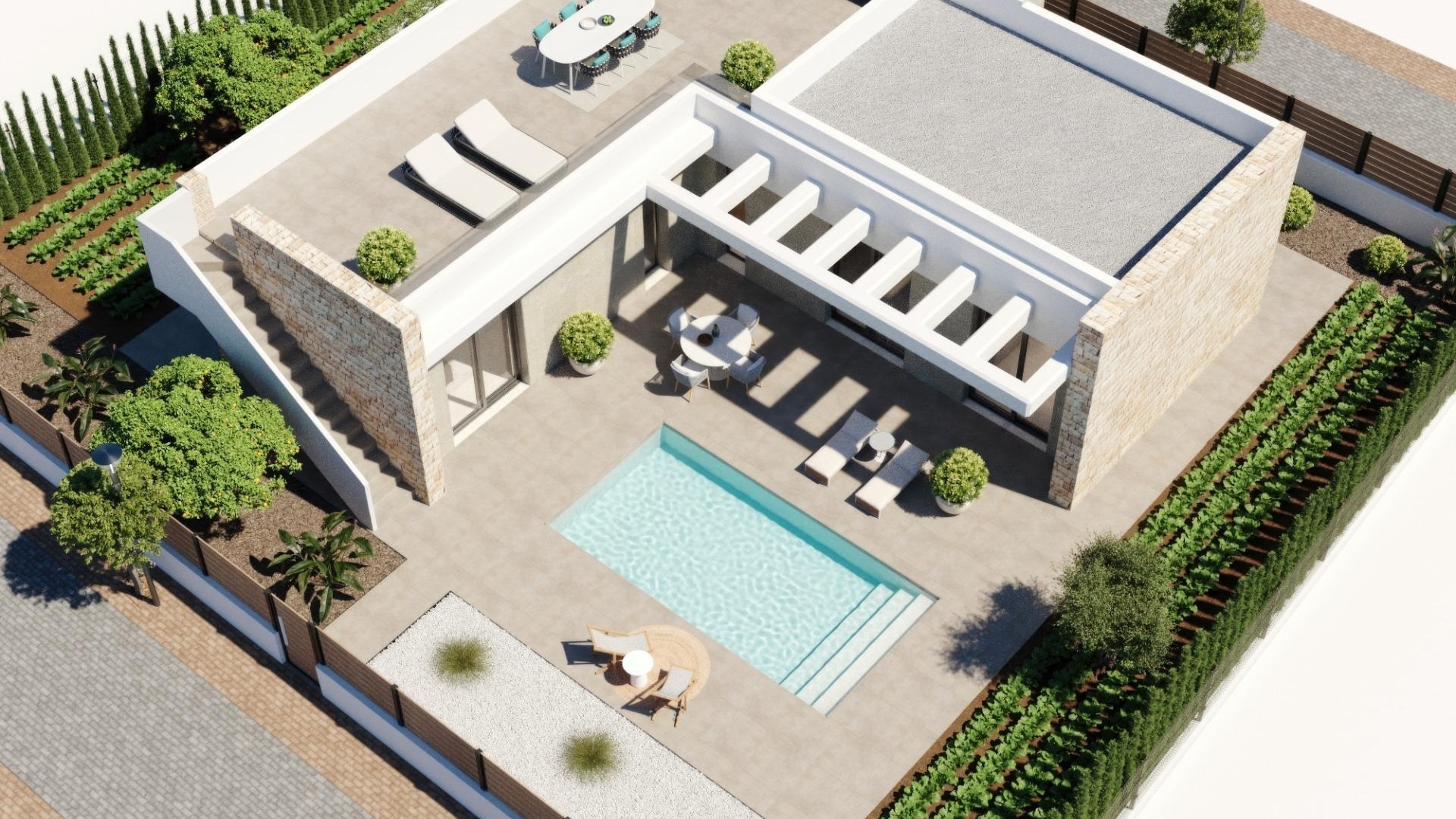 Nouvelle construction - Villa - Fuente Álamo - Hacienda del Alamo