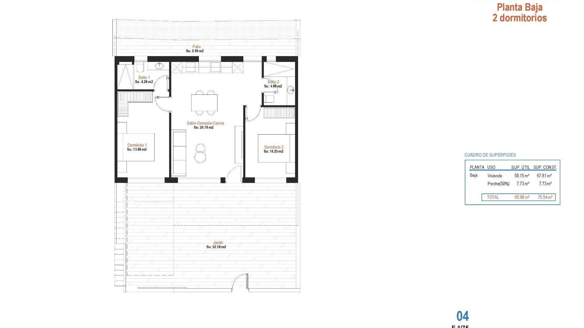 Nybyggnad - Bungalow - Alhama De Murcia - Condado De Alhama