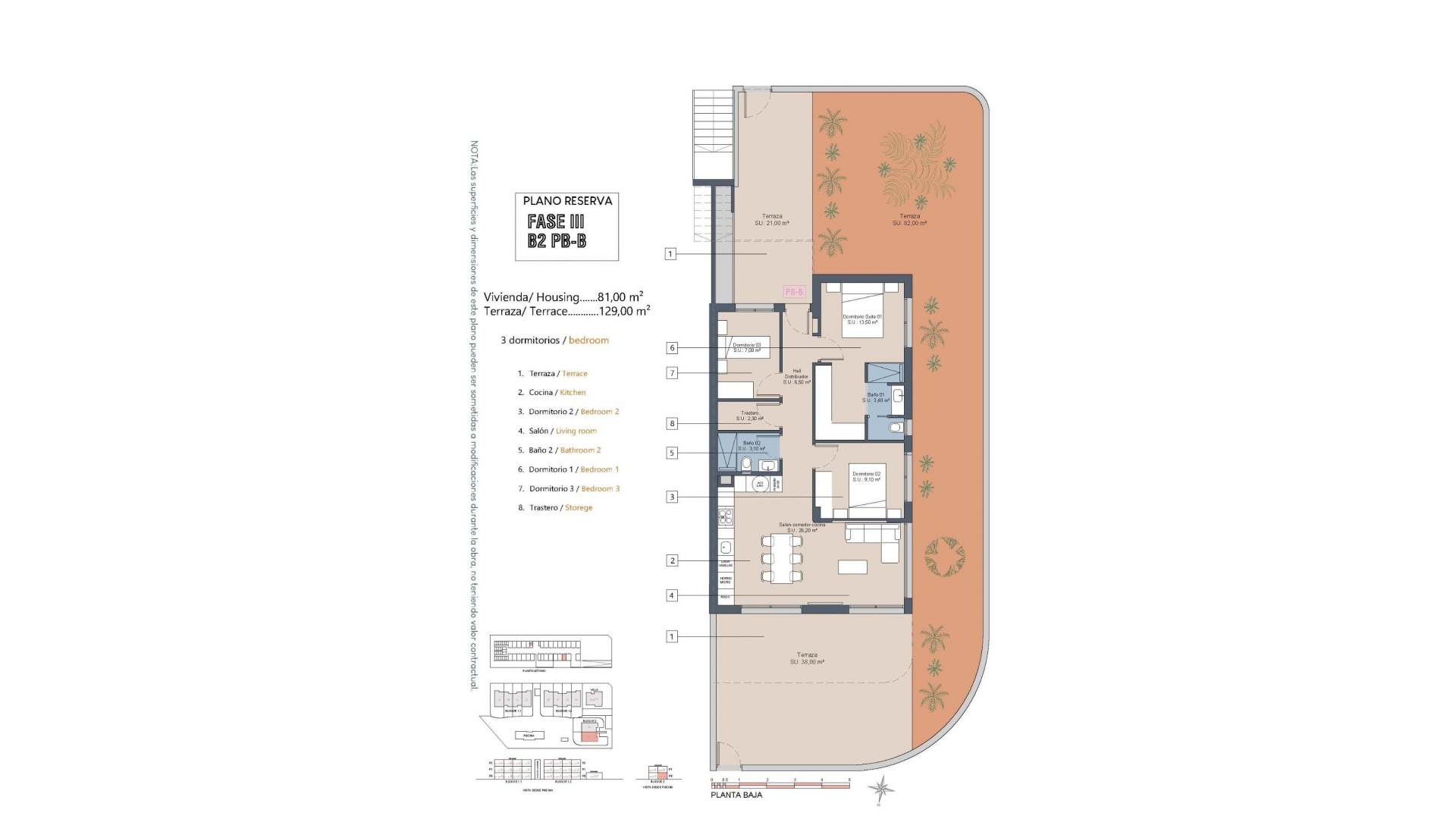 Nybyggnad - Bungalow - Los Alcazares - La Serena Golf