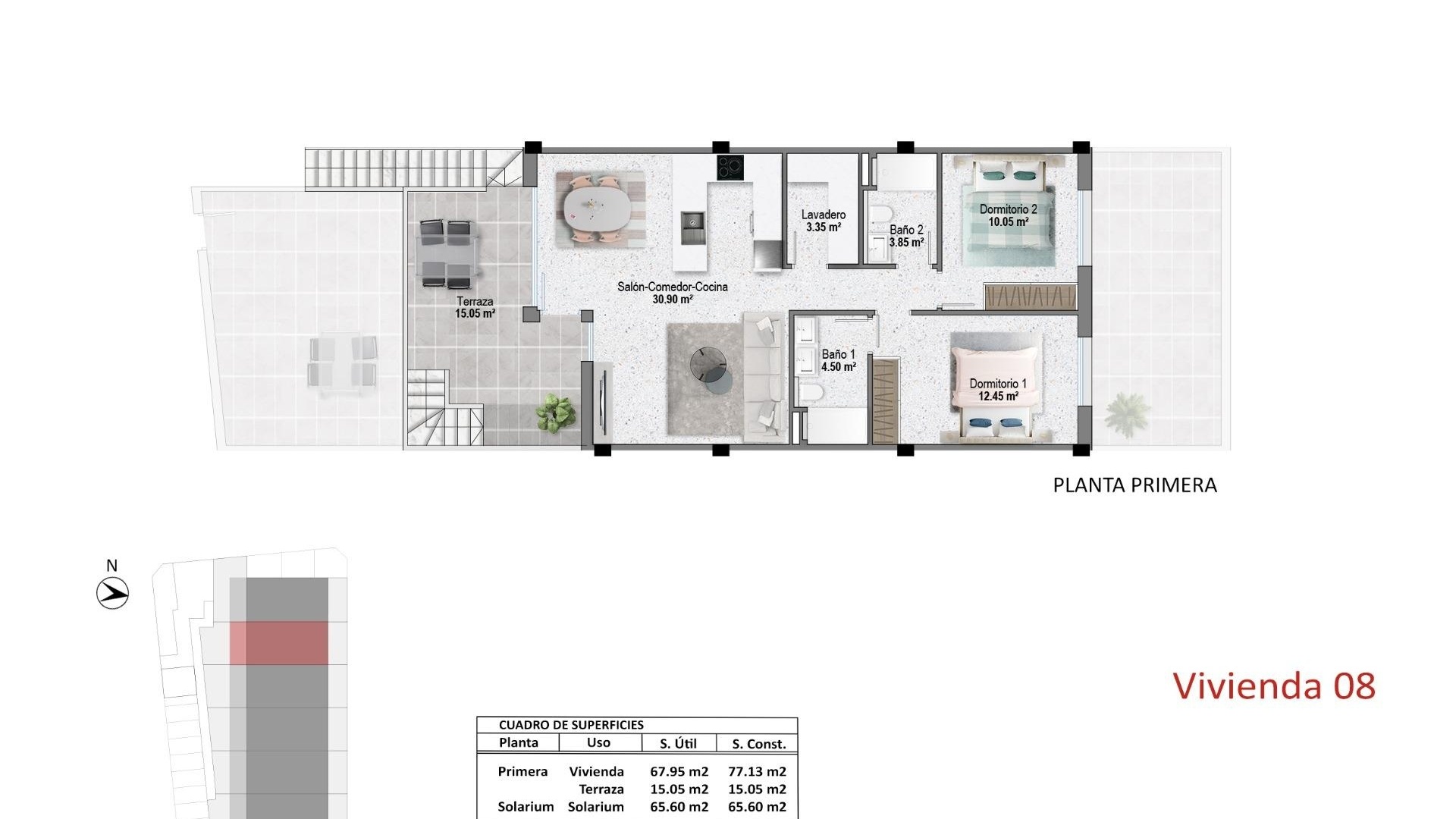 Nybyggnad - Bungalow - Pilar de la Horadada - pueblo