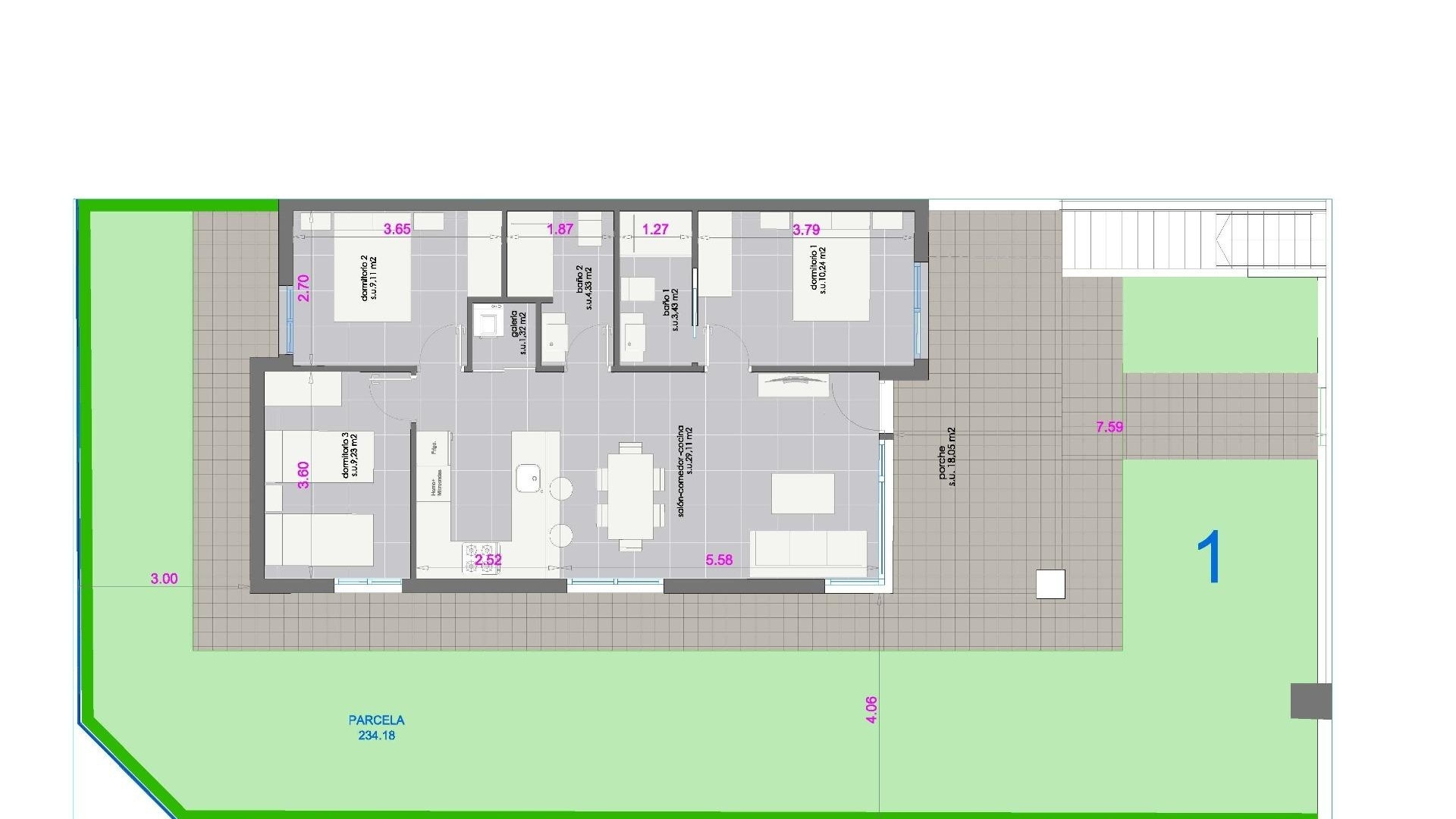 Nybyggnad - Bungalow - Pilar de la Horadada - pueblo