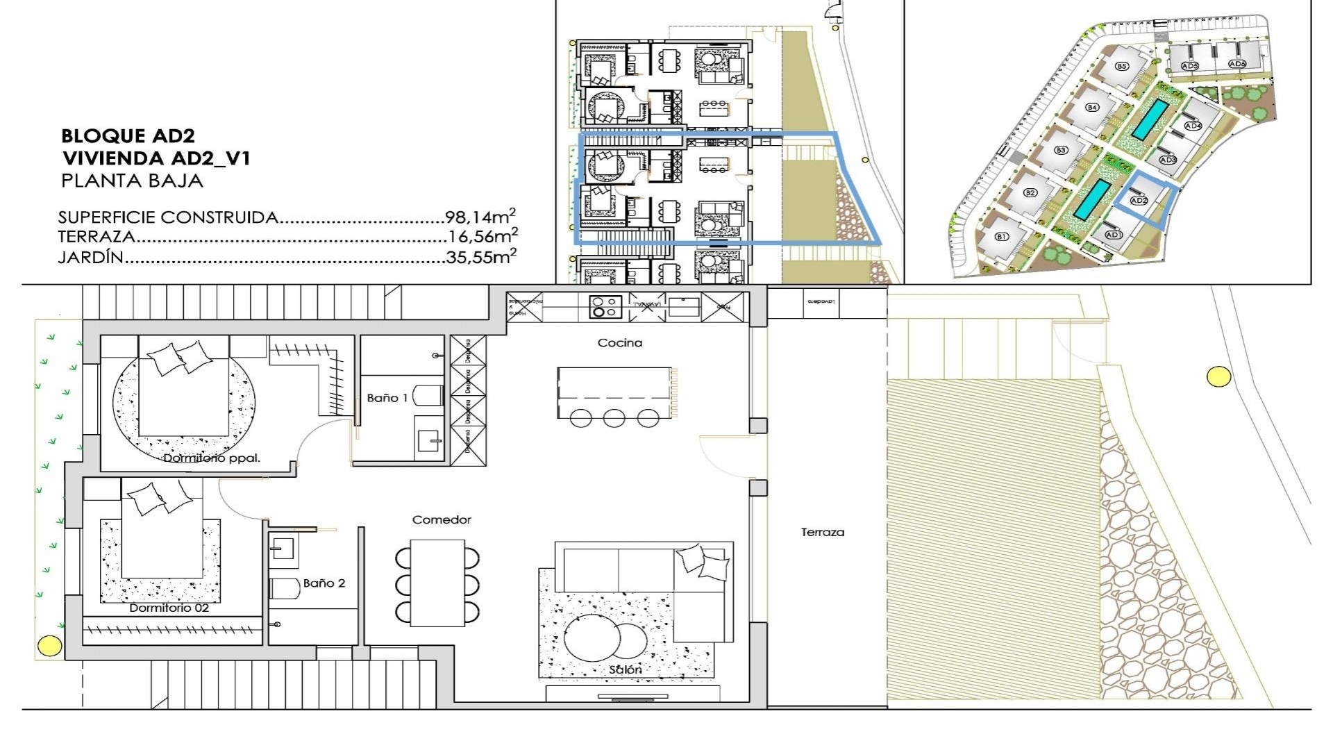 Nybyggnad - Bungalow - Torre Pacheco - Santa Rosalia Lake And Life Resort