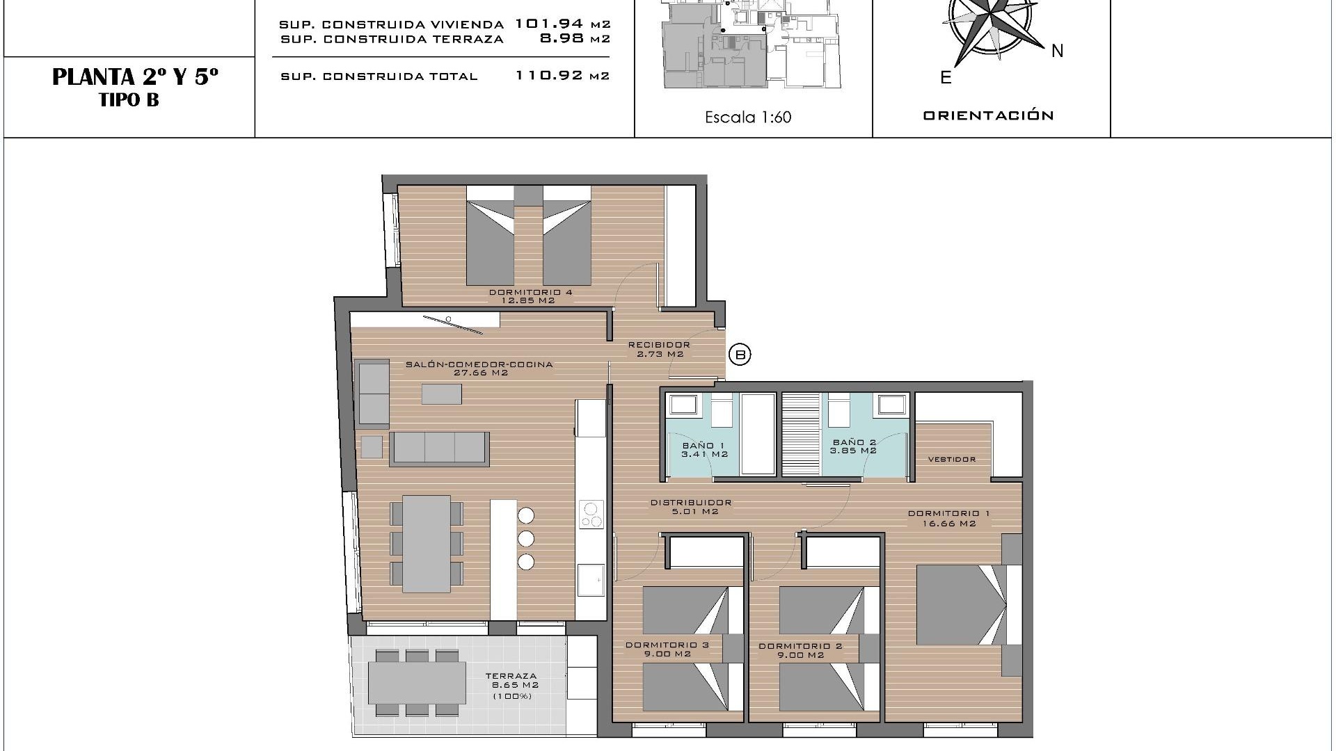 Nybyggnad - Lägenhet - Elche - Corte Ingles