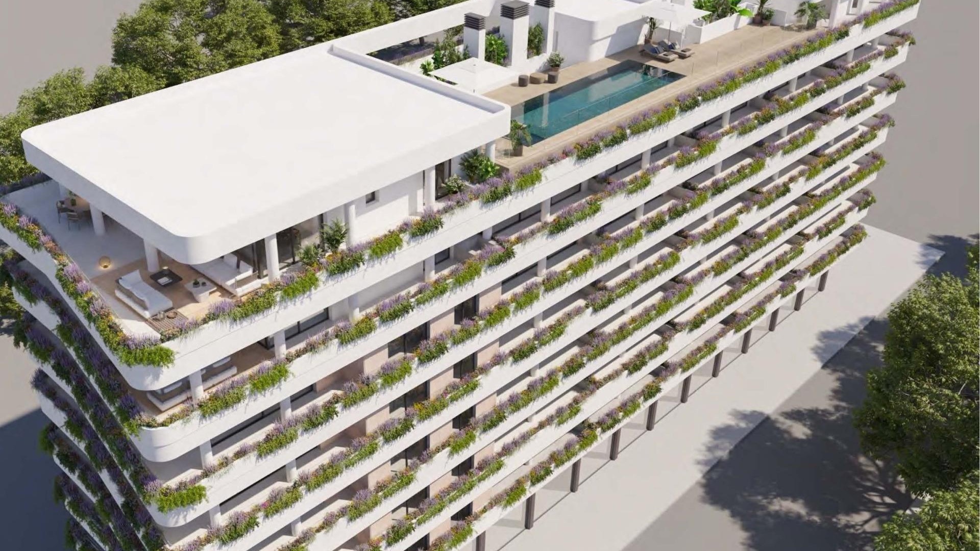 Nybyggnad - Lägenhet - Estepona - Parque Central