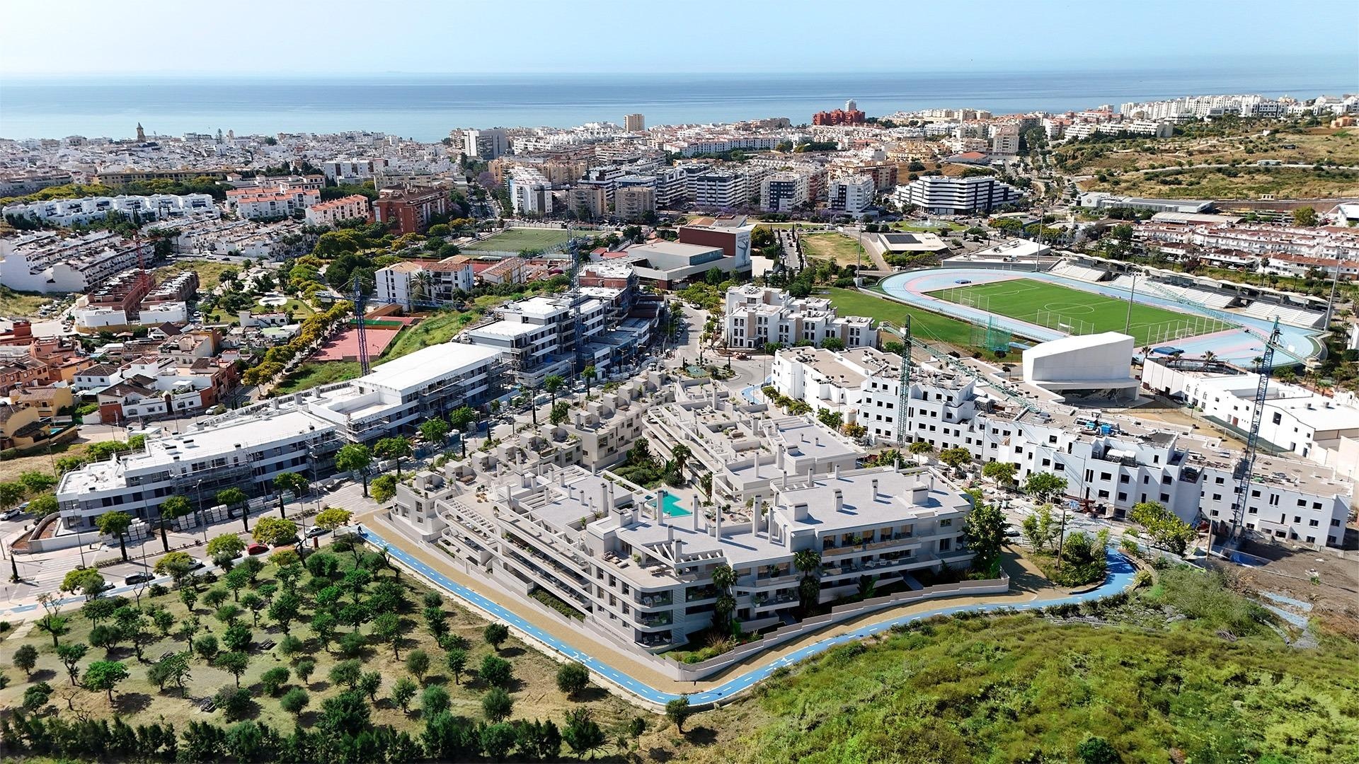 Nybyggnad - Lägenhet - Estepona - Polideportivo