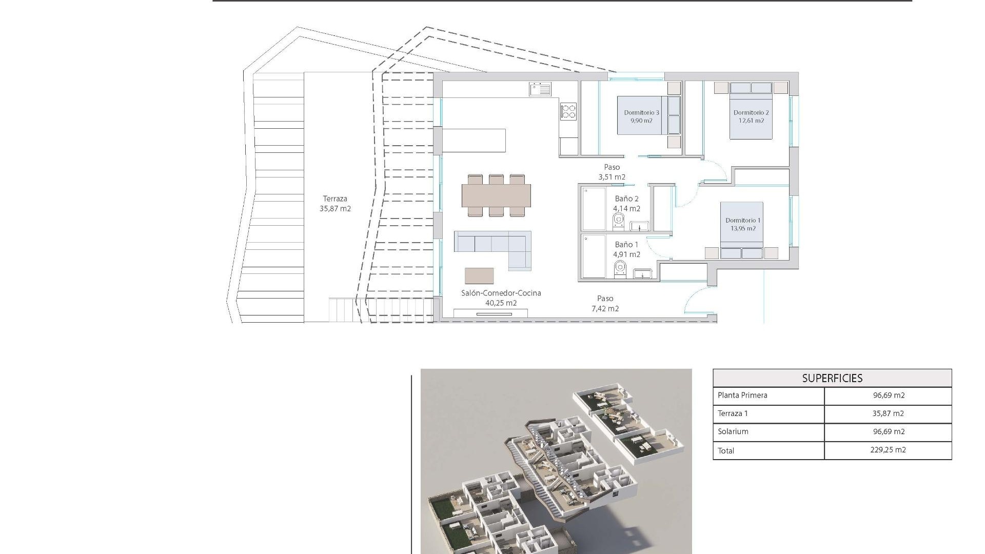 Nybyggnad - Lägenhet - Finestrat - Balcón De Finestrat