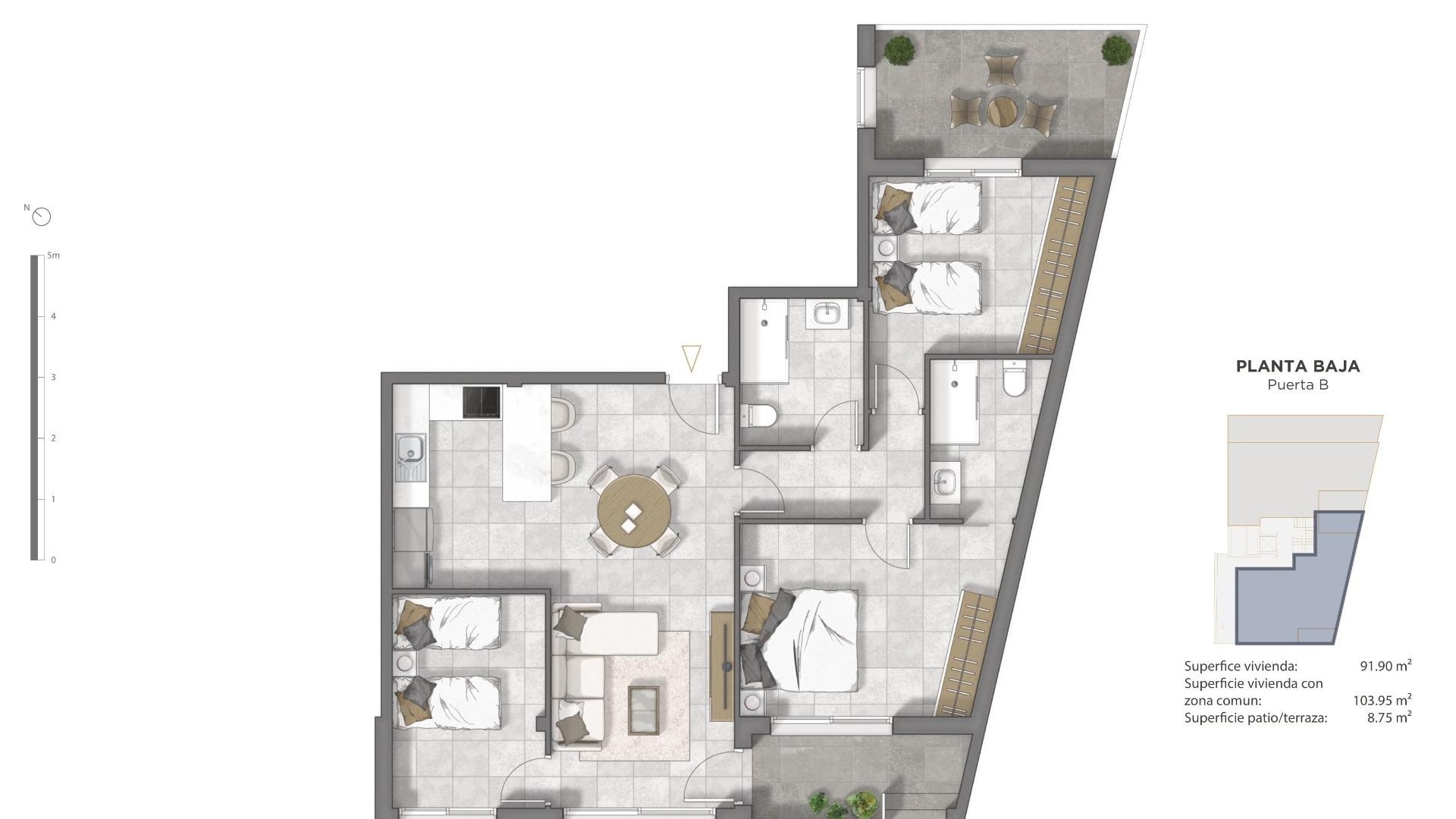 Nybyggnad - Lägenhet - Guardamar del Segura - Pueblo