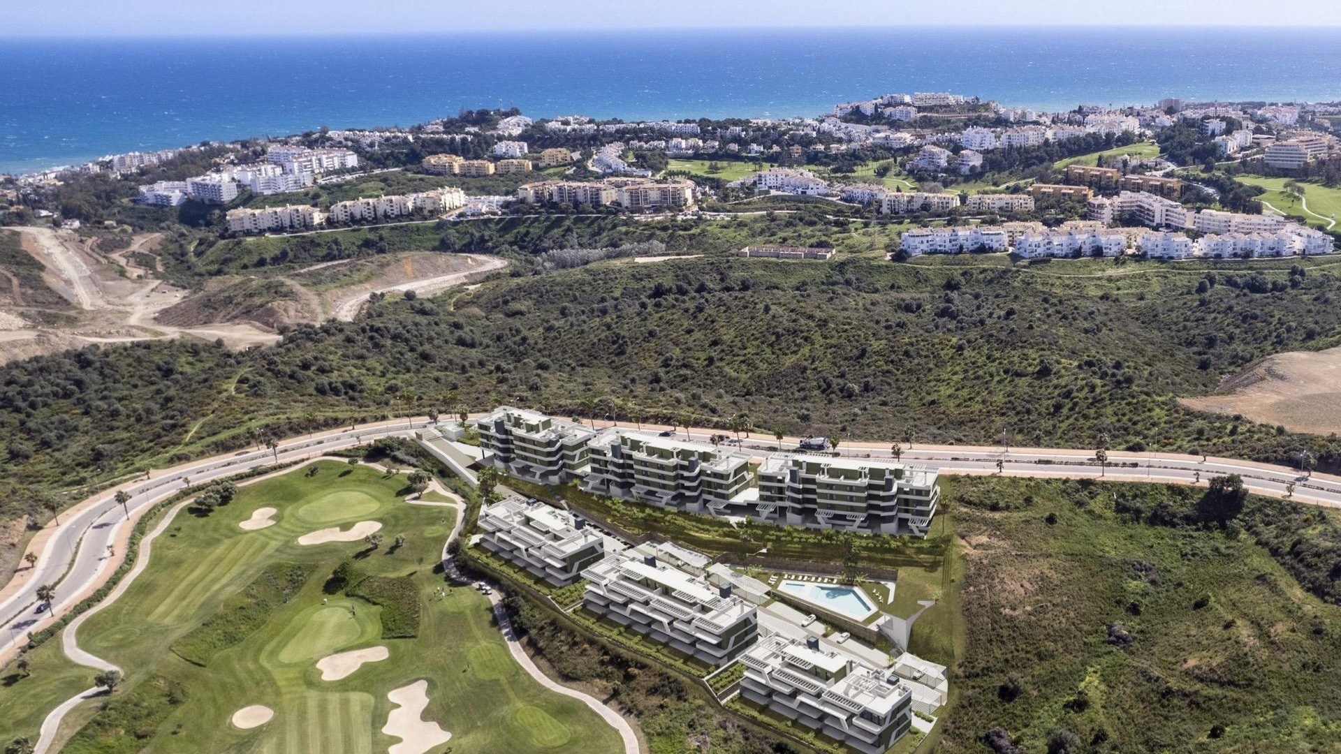 Nybyggnad - Lägenhet - Mijas - Calanova Golf